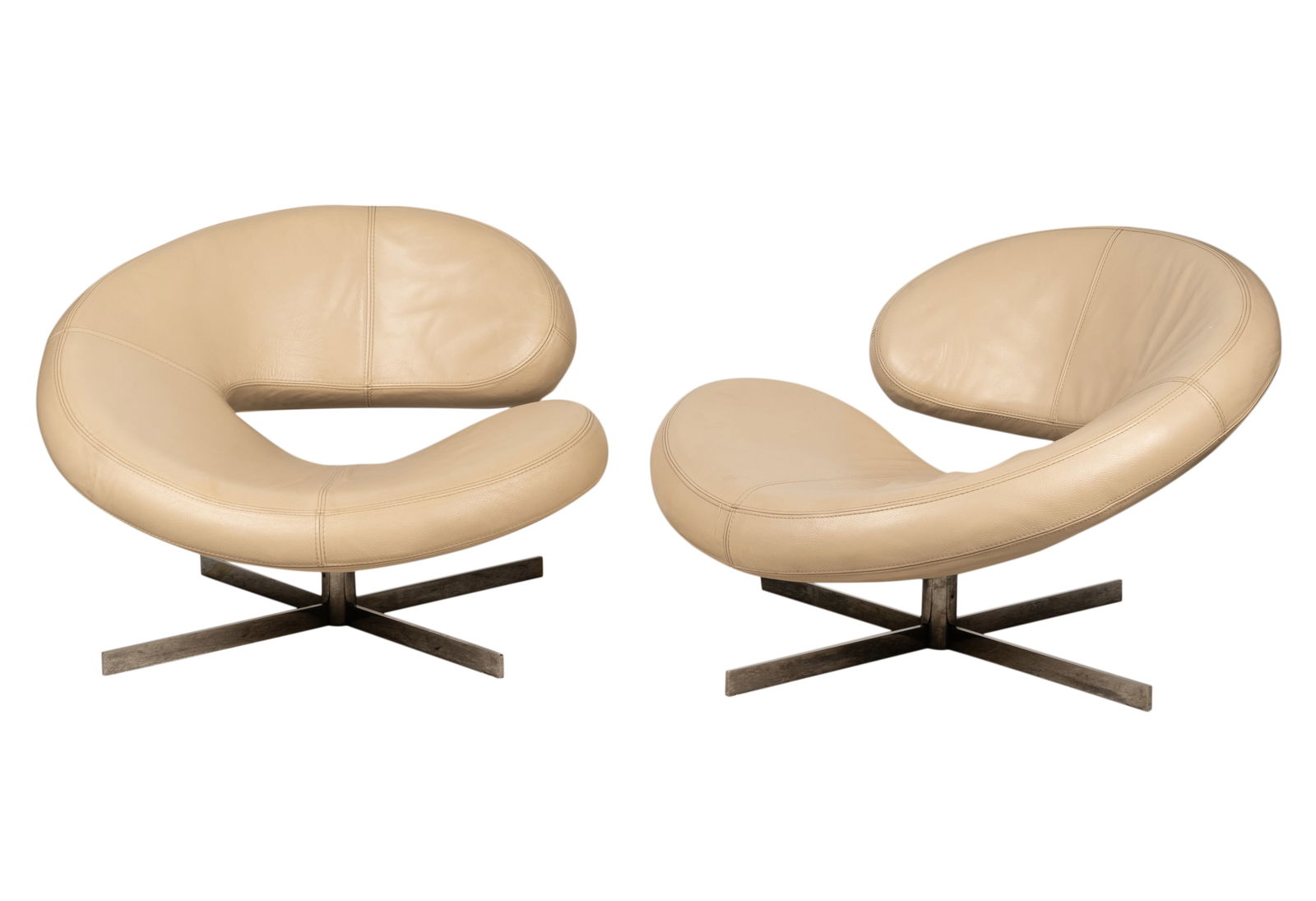 Pair of Roche Bobois Lounge Chairs (1 of 14)