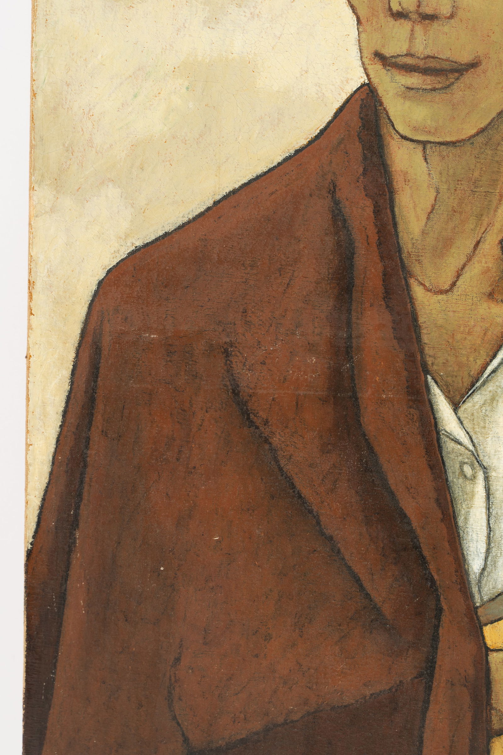 20th Century: Two Works: the first: Georges Soteras (1917 - 1990), guitarist, oil on canvas, 1962, signed and dated upper left and verso (39 1/4 x 32 in. (99.7 x 81.3 cm.); the second: seated woman, oil on canvas, 1954, signe