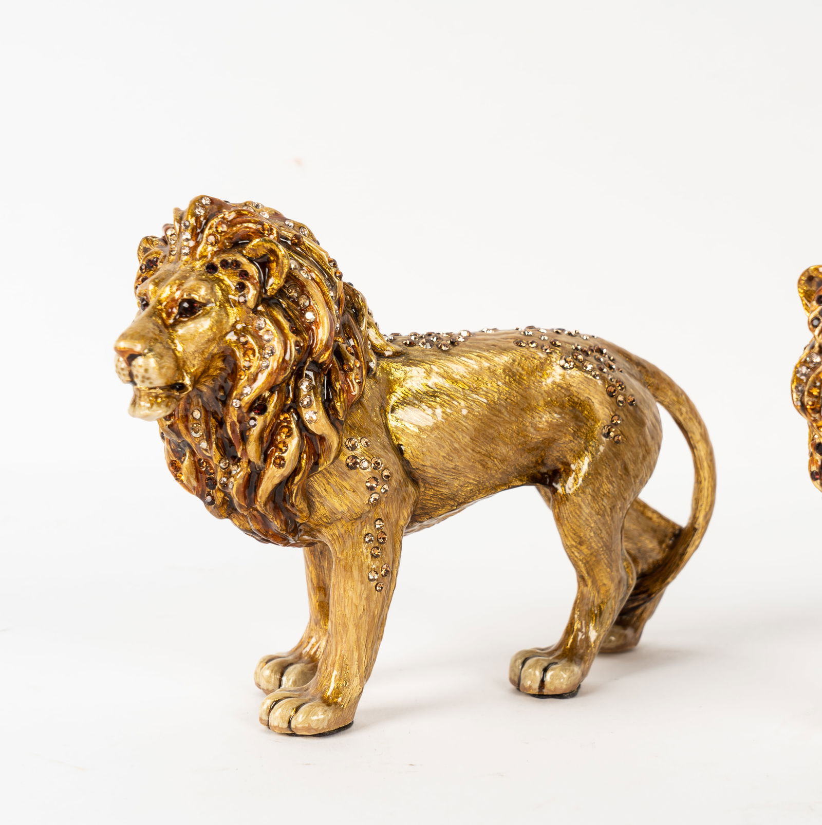 Three Jay Strongwater Caleb Lion Figures (1 of 11)