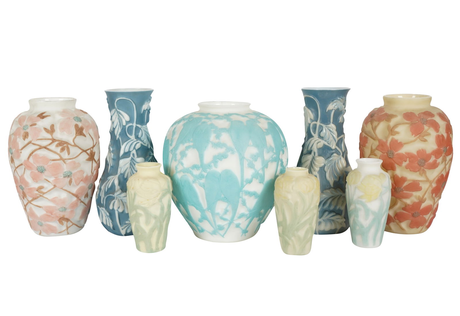 Eight Phoenix Glass Vases (1 of 12)