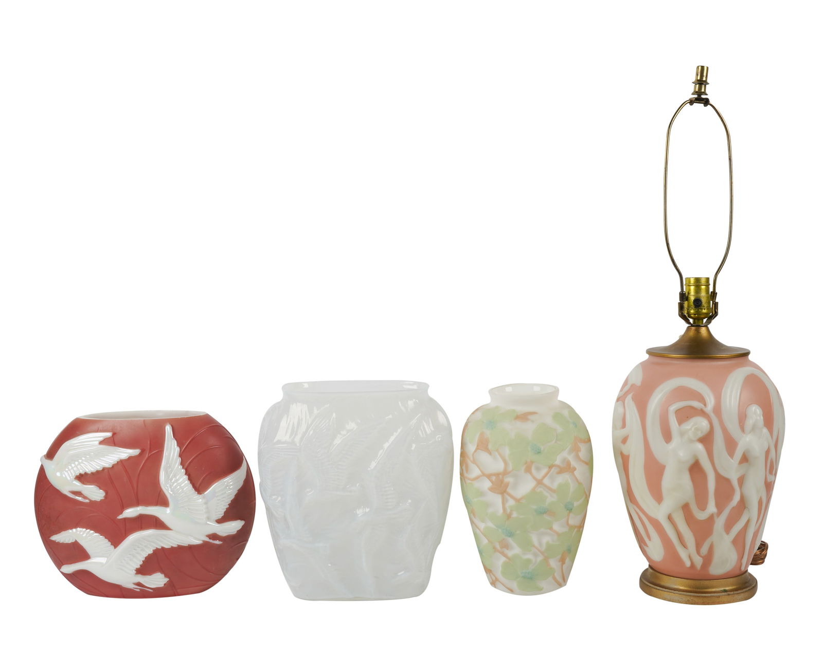 Group of American Molded Glass Vases (1 of 13)