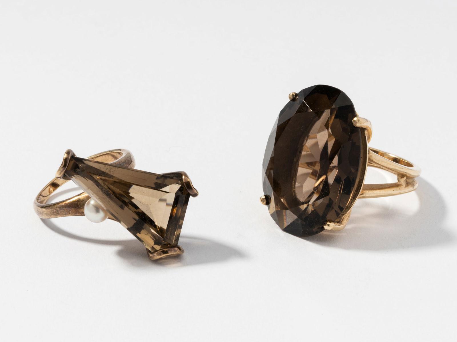 Two Yellow Gold Gem-set Rings (1 of 8)