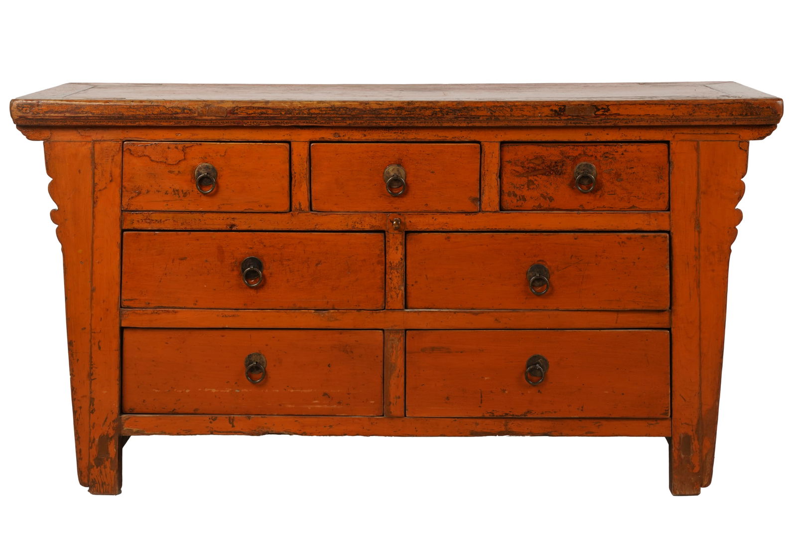 Asian Painted Chest of Drawers (1 of 9)