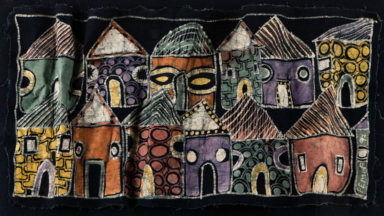 Framed Batik Panel (1 of 7)