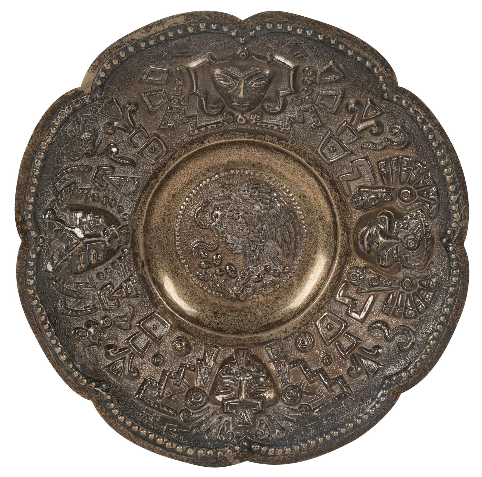 Mexican .900 Silver Repousse Bowl (1 of 12)