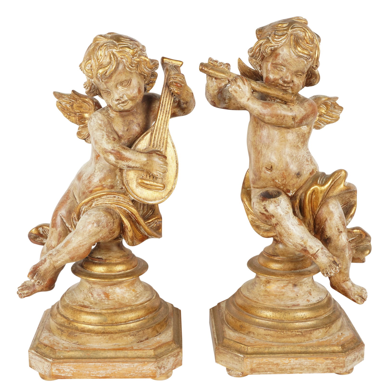 Two Italian Giltwood Putti Figures (1 of 13)