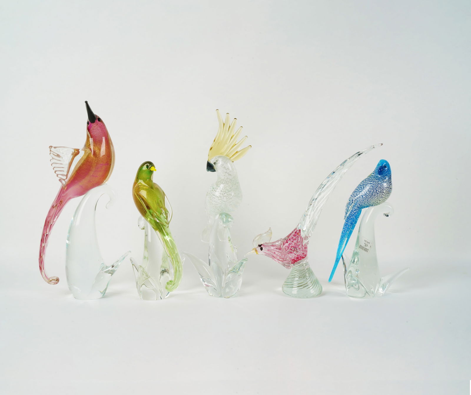 Collection of Murano Glass Bird Figures (1 of 16)