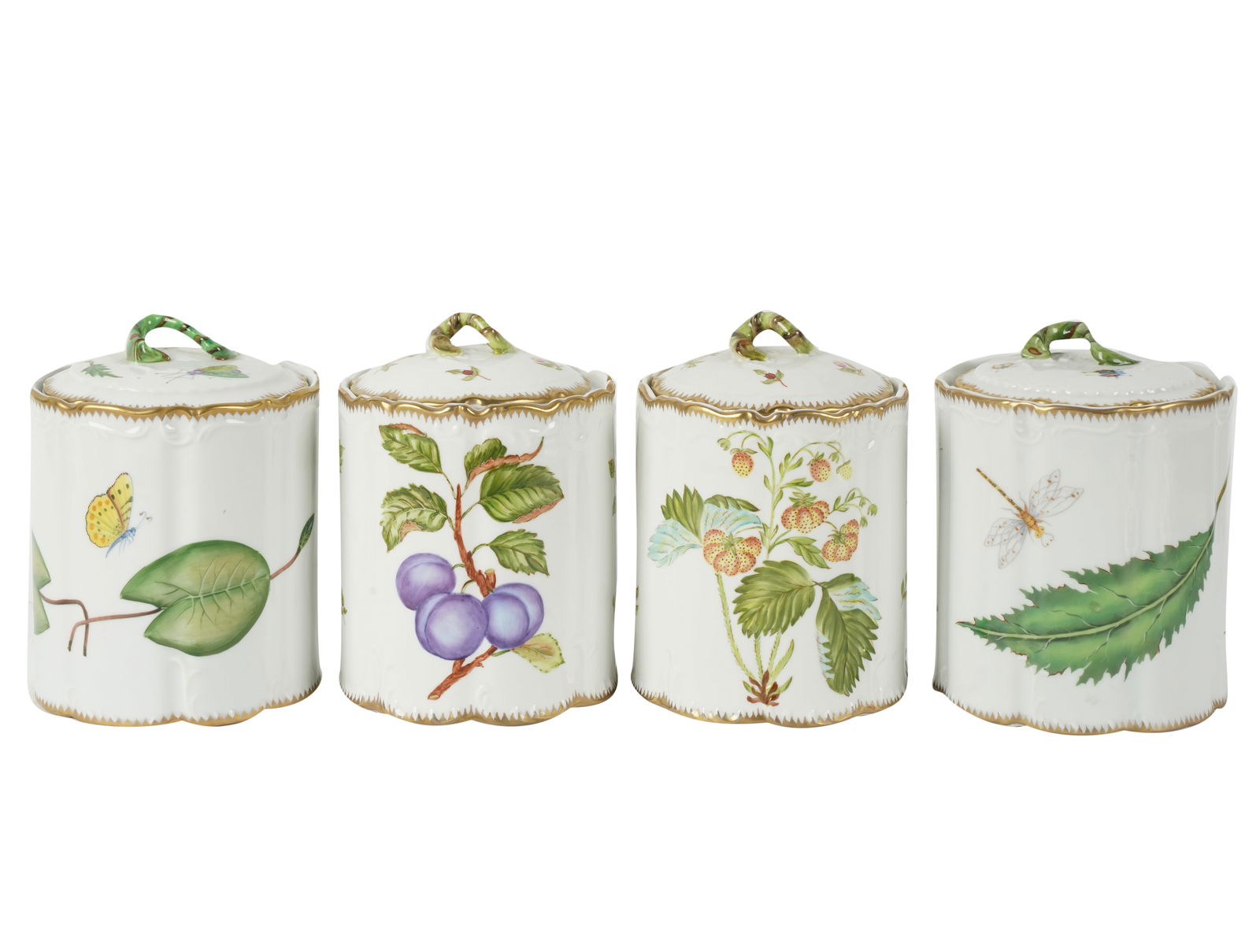 Four Anna Weatherly Design Porcelain Biscuit/Cookie Jars (1 of 13)