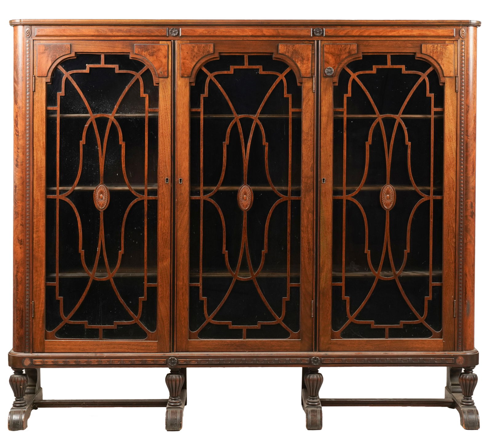 Mahogany Bookcase Cabinet (1 of 8)