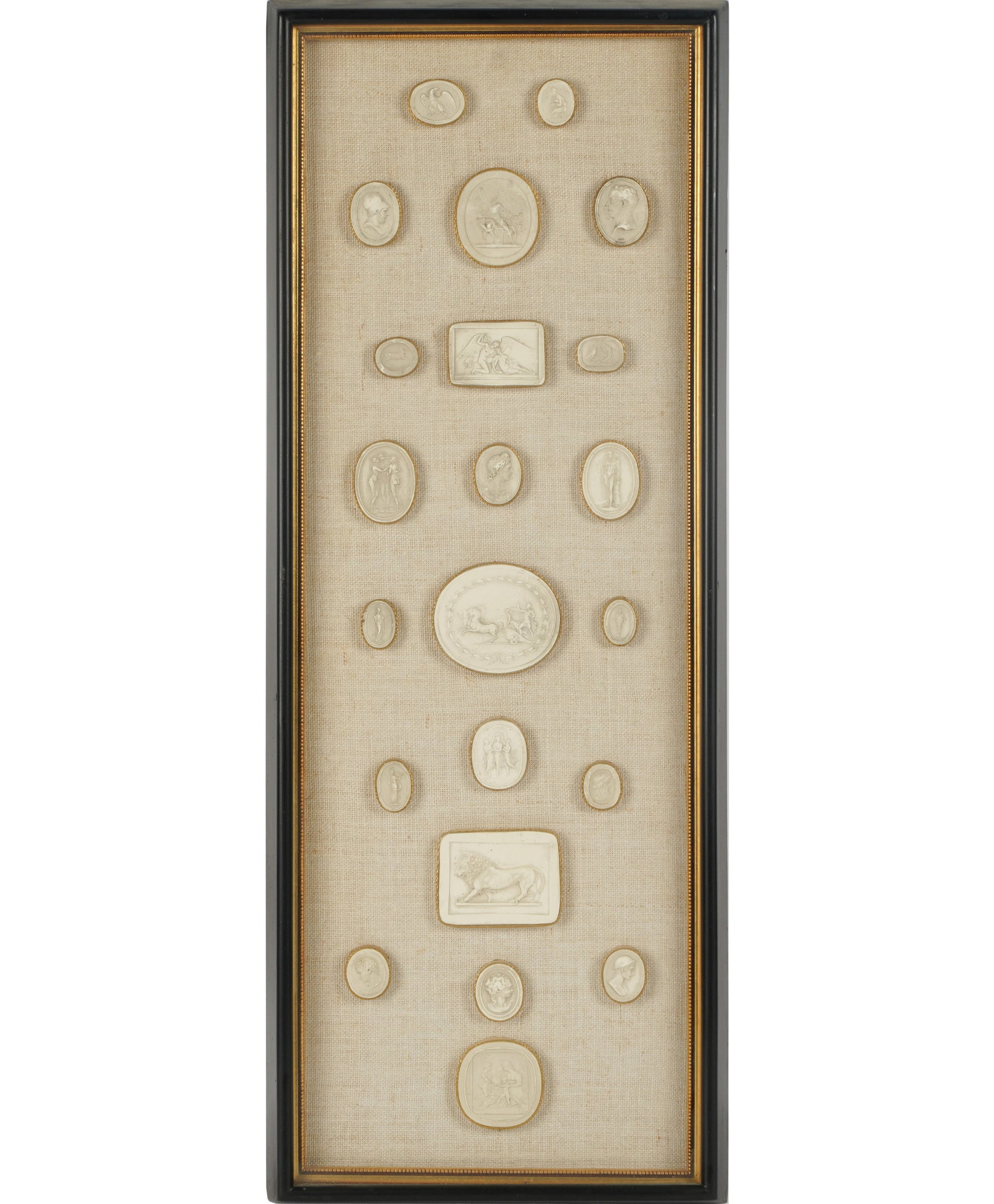 Collection of Grand Tour Neoclassical Plaster Intaglio Seals (1 of 5)