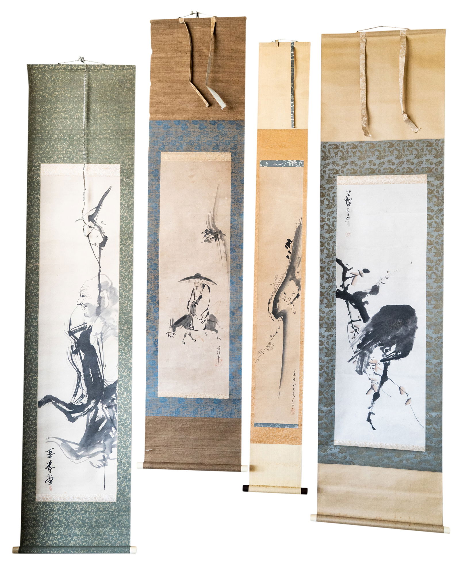 Four Asian Scroll Paintings (1 of 16)