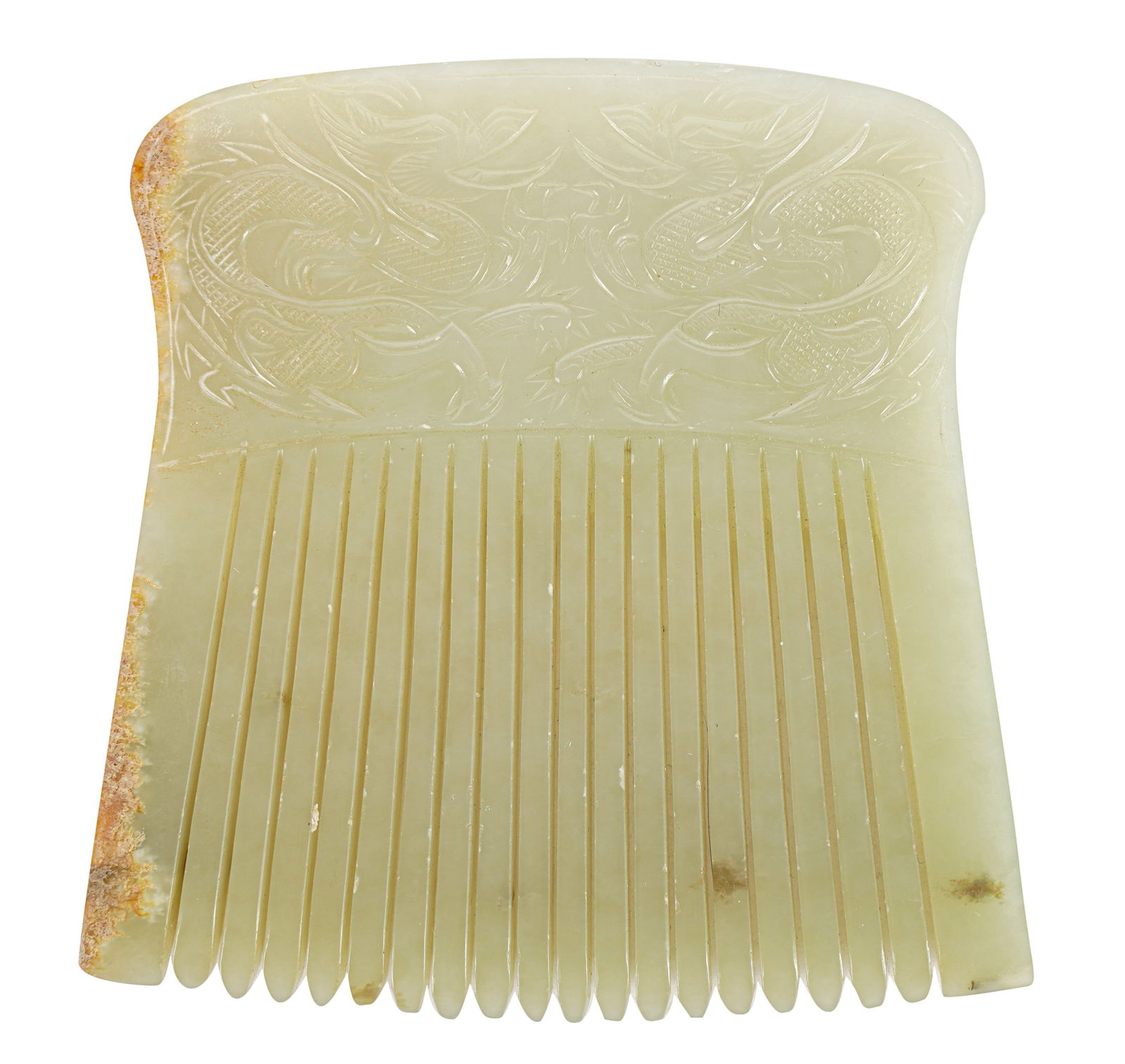 Chinese Jade Hair Comb (1 of 8)
