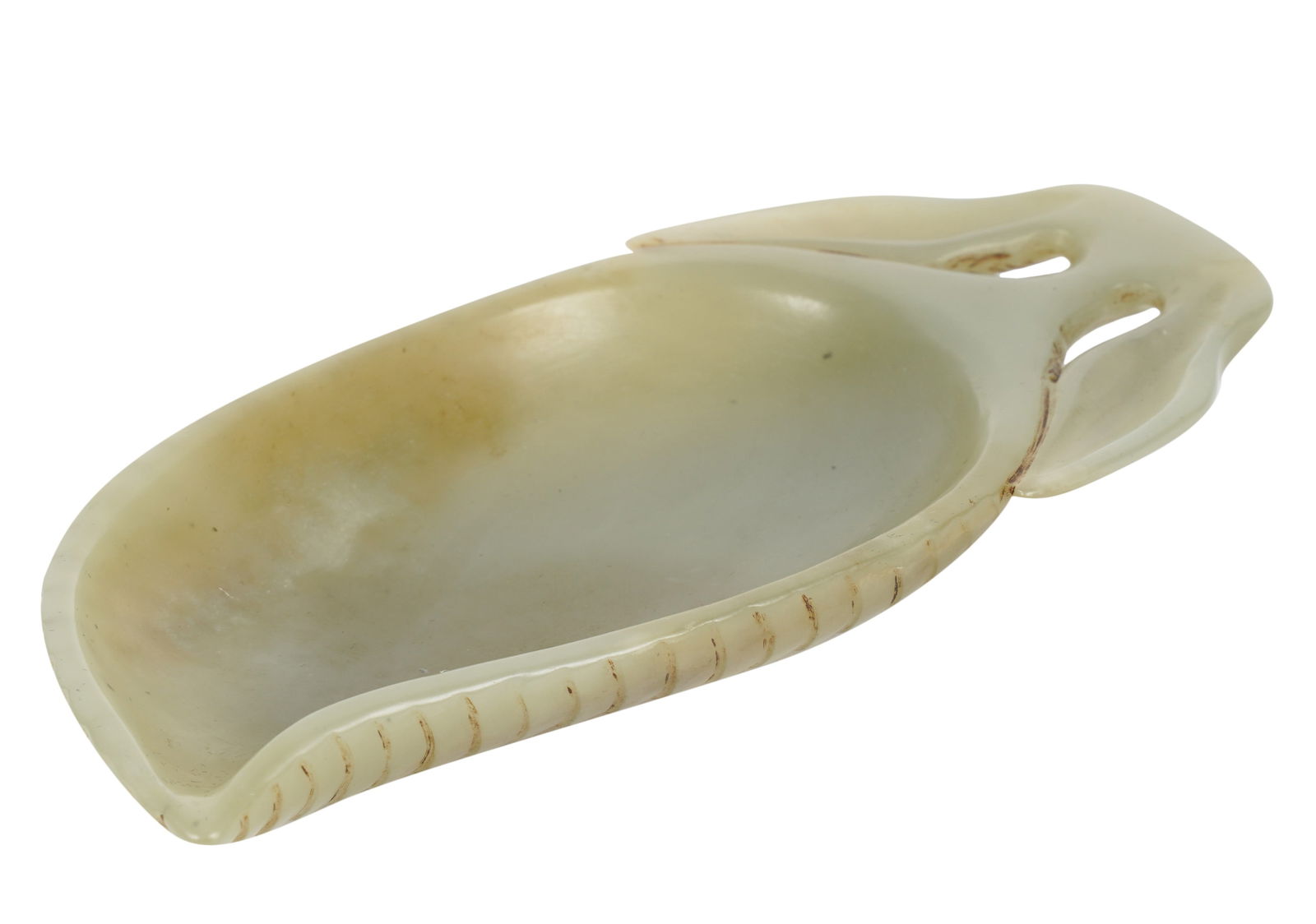 Chinese Carved Jade Water Dipper (1 of 7)