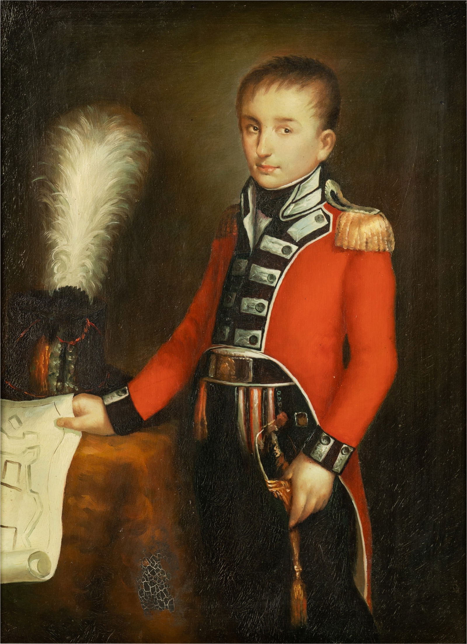 Johann Melchior Joseph Wyrsch (1732 - 1798): Portrait of an Officer (1 of 12)