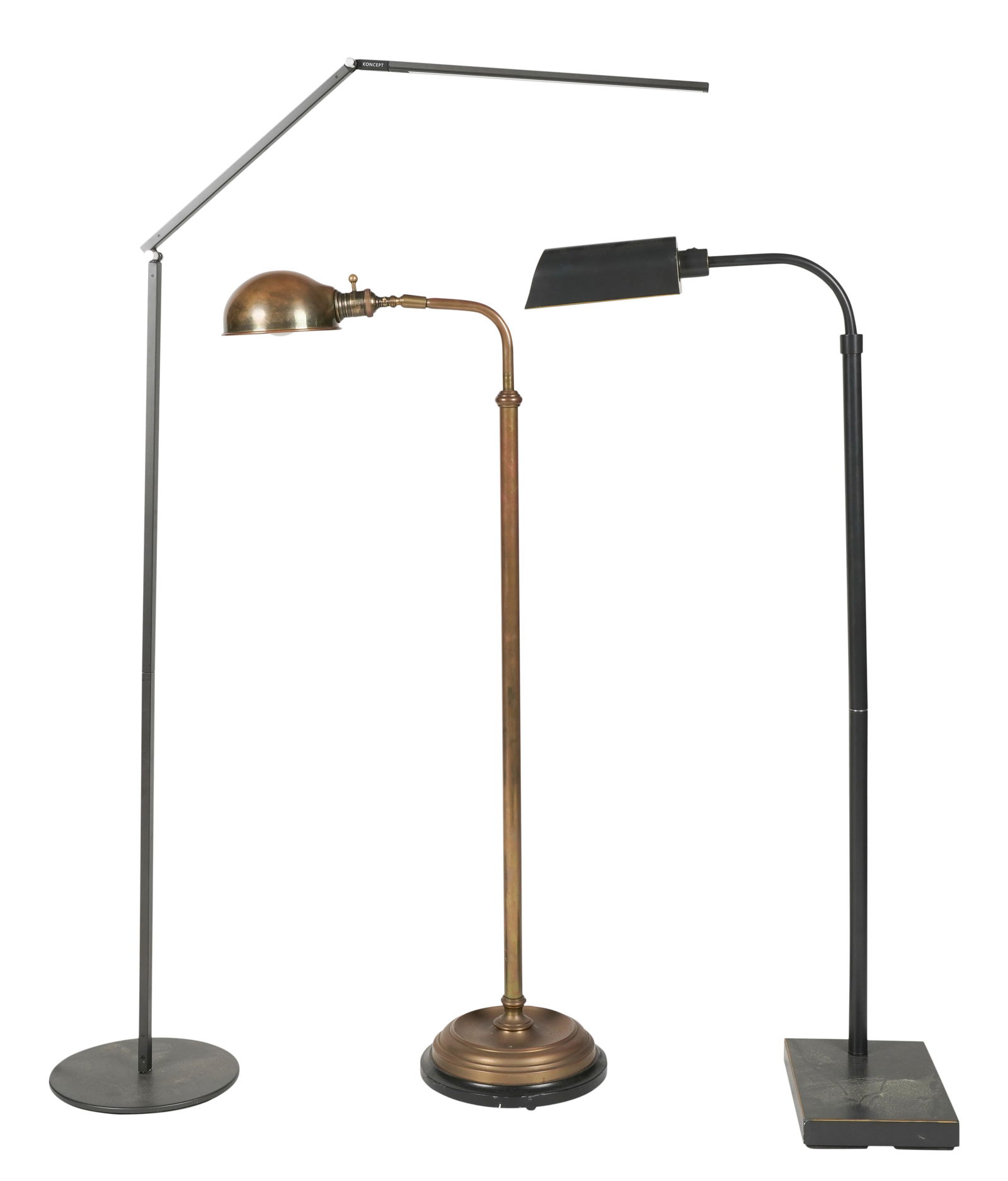 Three Assorted Adjustable Floor Lamps (1 of 11)