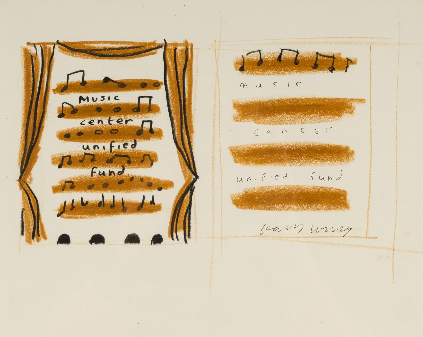 David Hockney (b. 1937): Music Center Unified Fund (1 of 13)