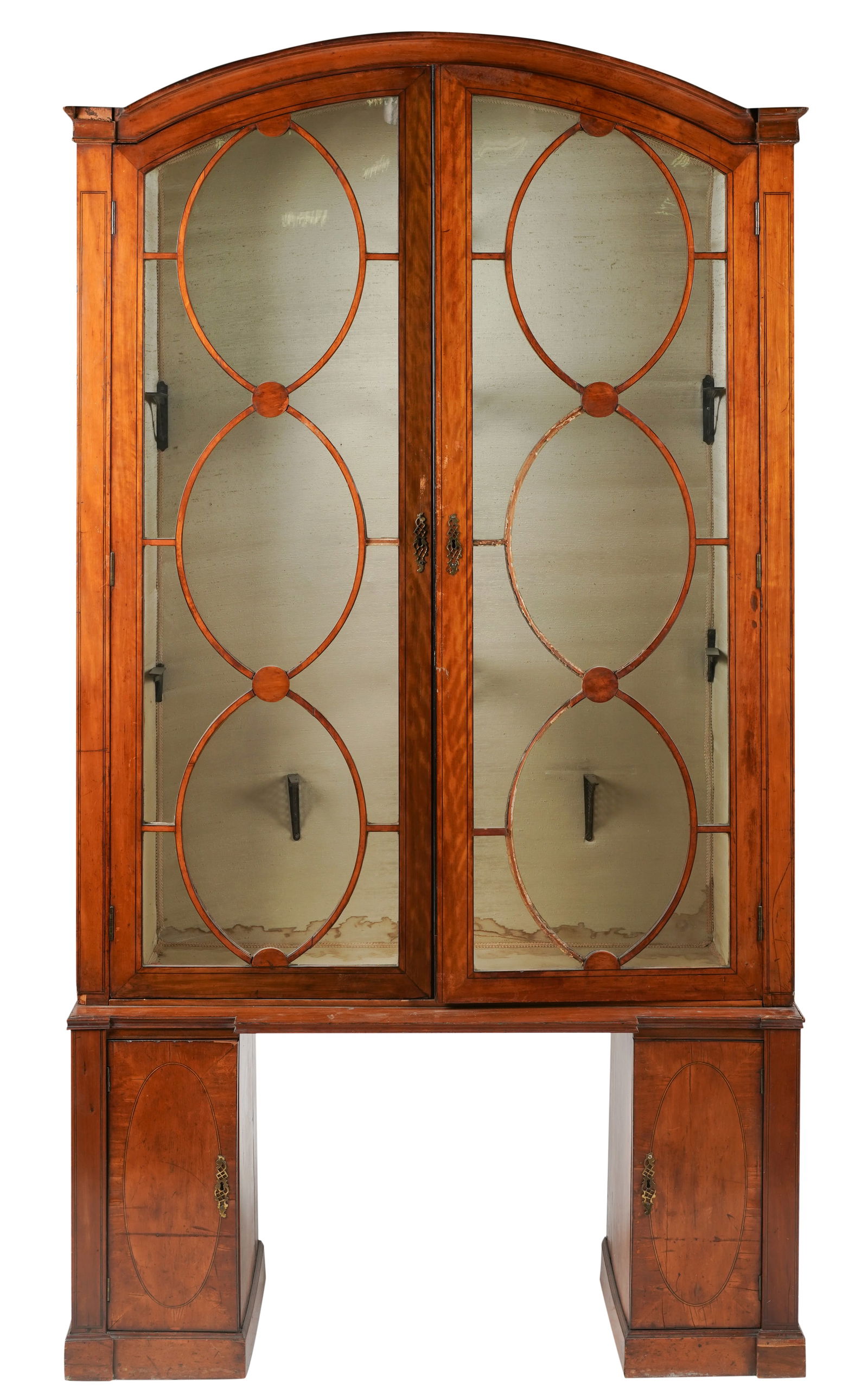 Edwardian Sheraton-Style Vitrine Cabinet (1 of 14)