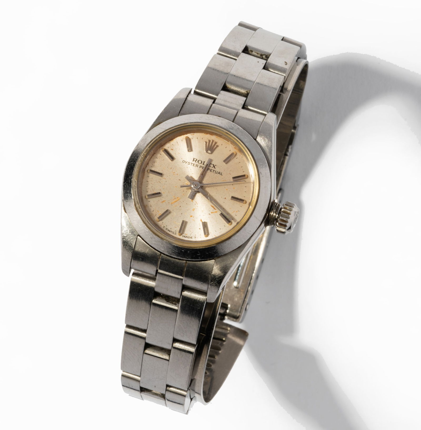 Rolex Oyster Perpetual Lady's Stainless Steel Wristwatch (1 of 5)