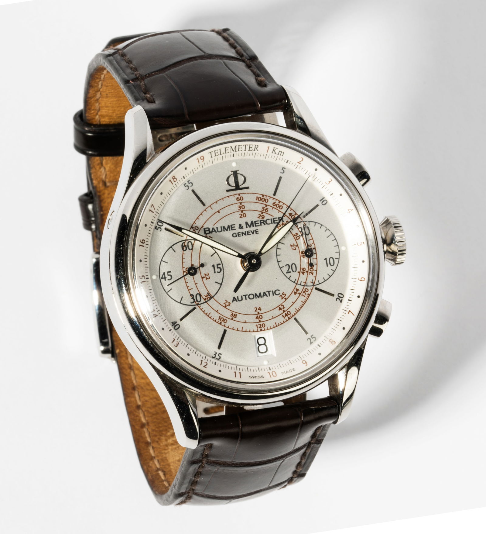 Baume & Mercier Stainless Steel "Capeland" Automatic Chronograph Wristwatch (1 of 9)