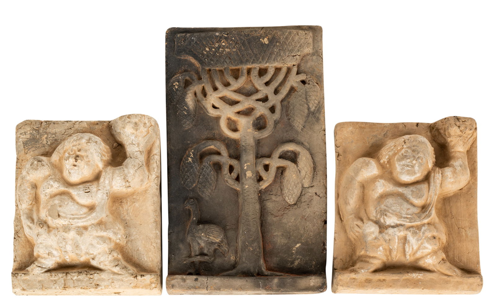 Three Asian Pottery Tiles (1 of 11)