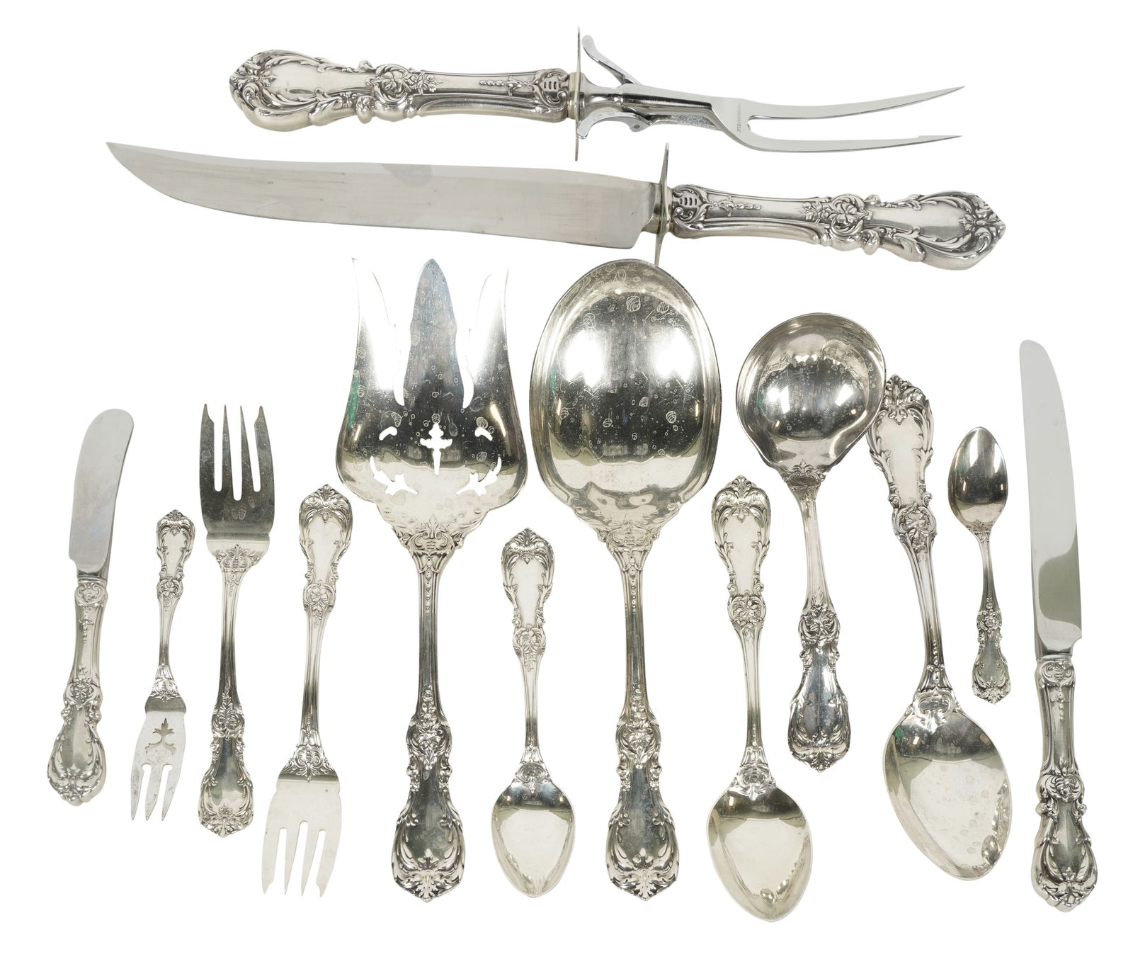 Reed and Barton Sterling Flatware Service (1 of 10)