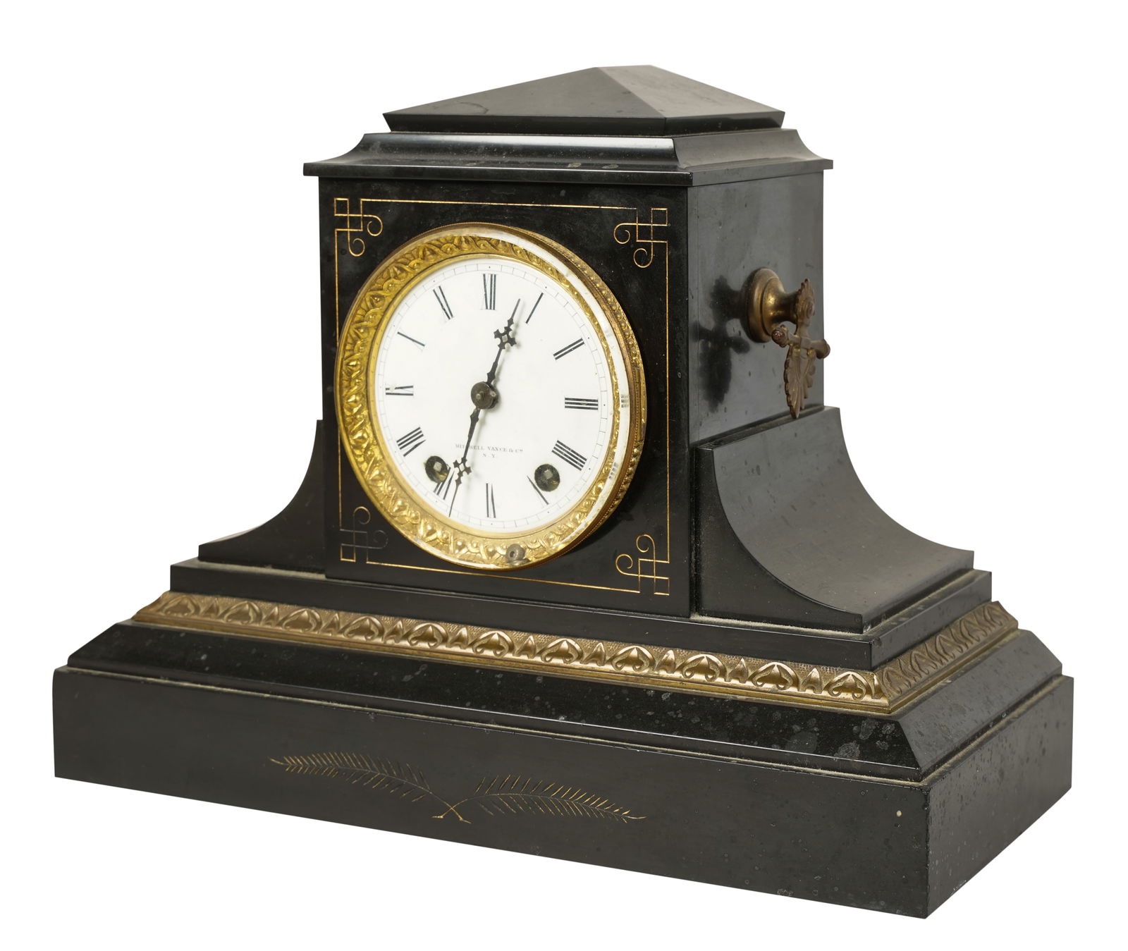 American Slate Mantle Clock (1 of 8)