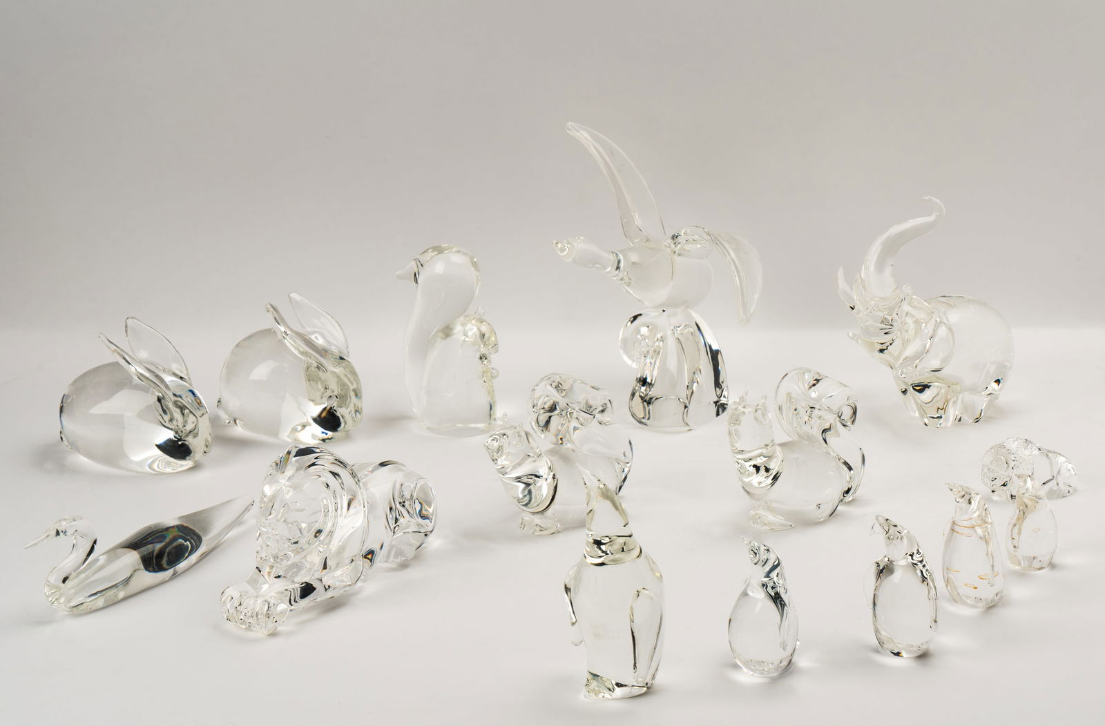 Group of Steuben Glass Animal Figures (1 of 20)