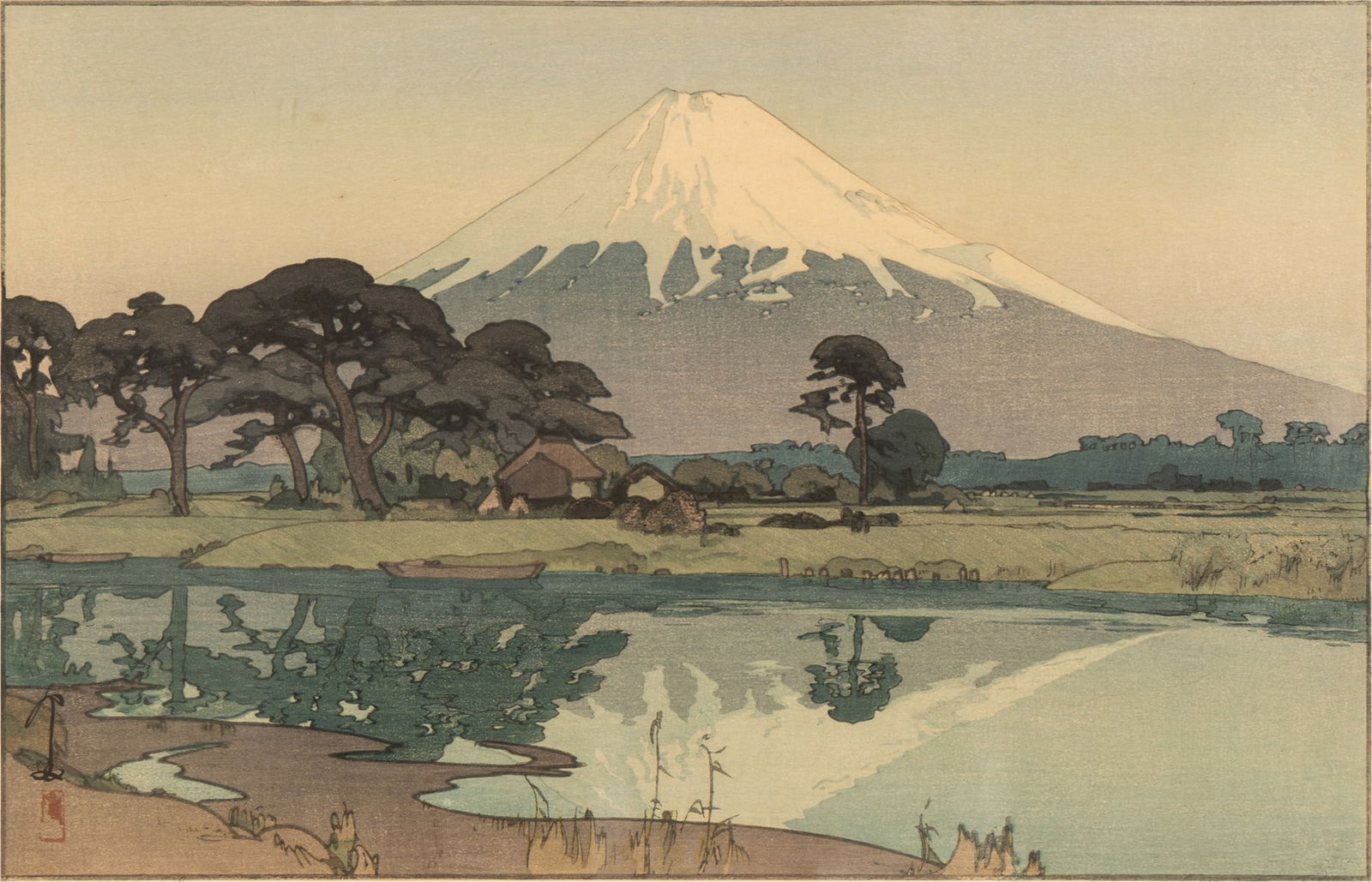 Hiroshi Yoshida (1876-1950): Suzakawa, Mt. Fuji, Japan (1 of 11)