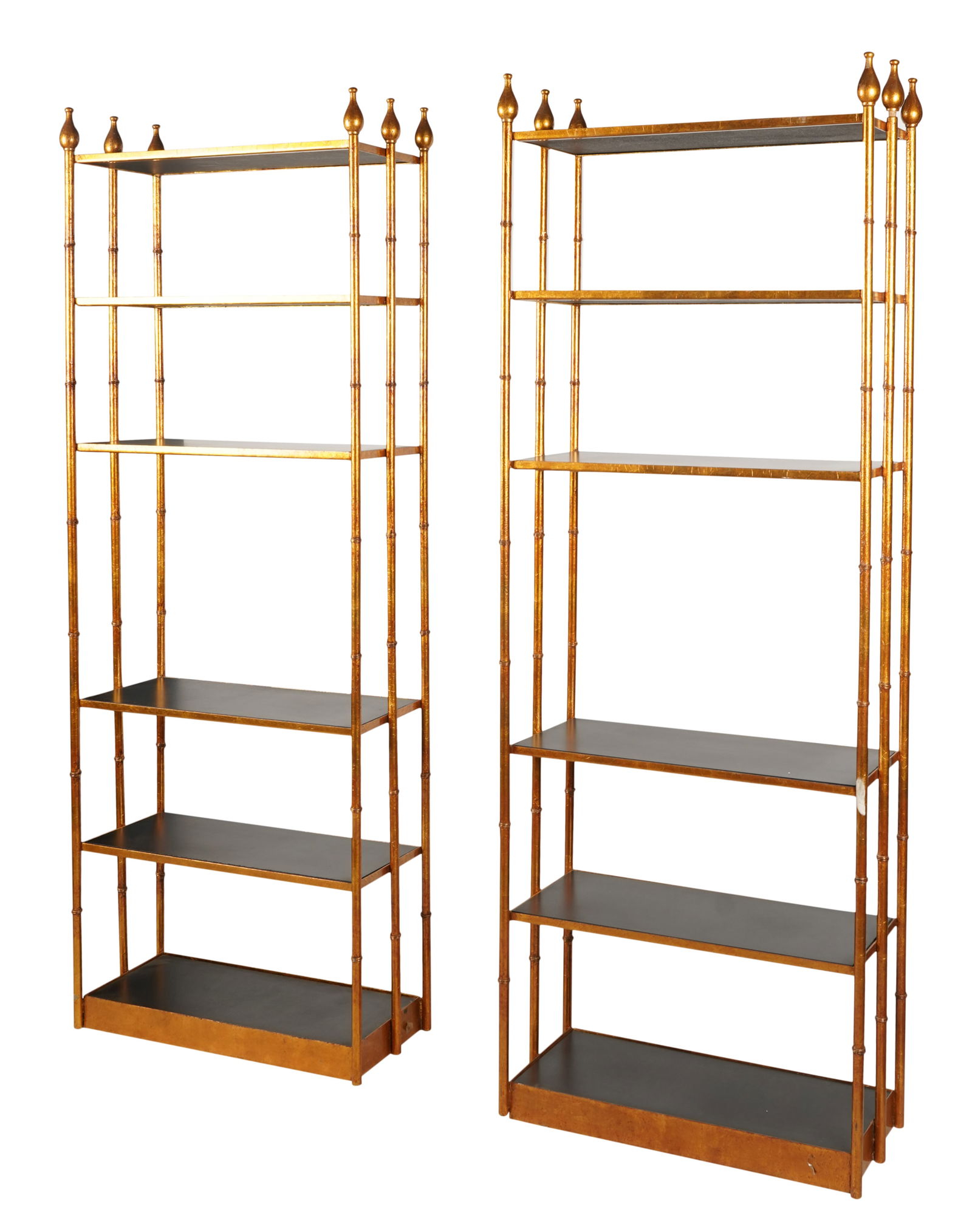 Pair of Gilt Metal Etageres (1 of 11)