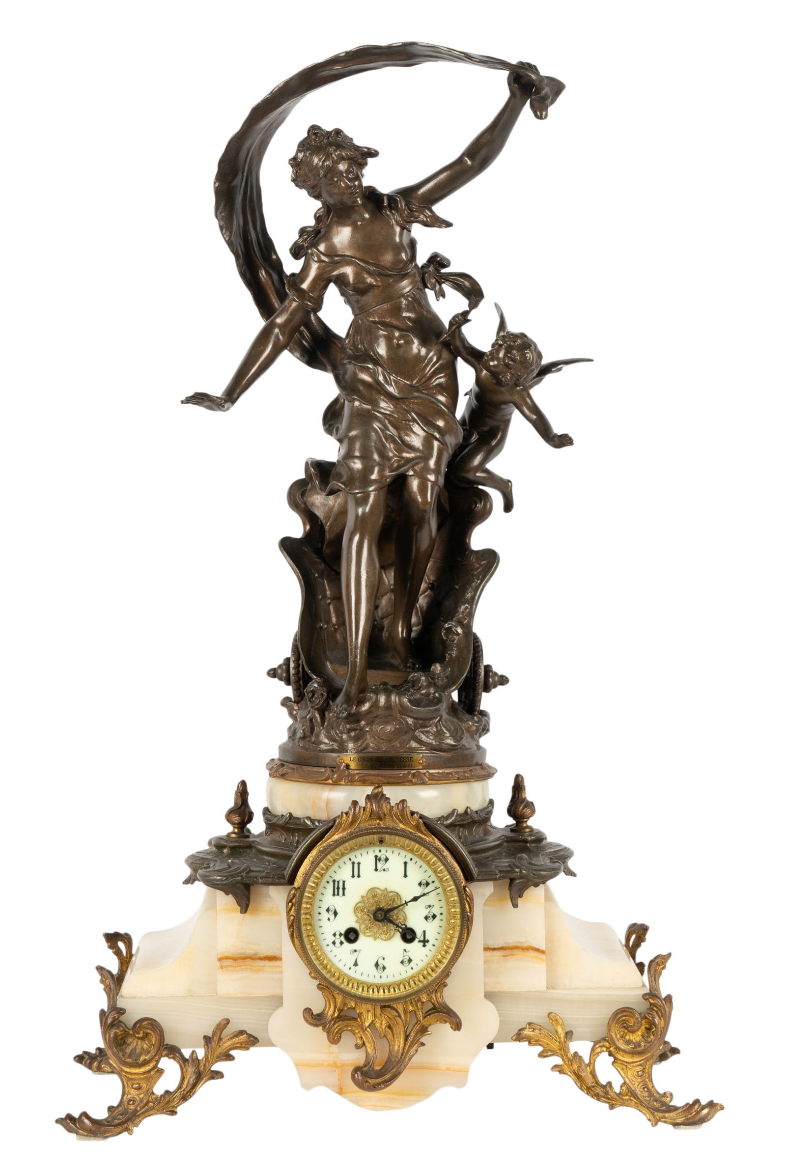 French Figural Mantel Clock (1 of 16)