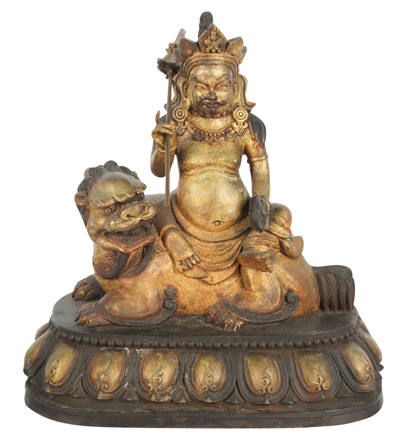Asian Gilt Bronze Figural Group (1 of 11)