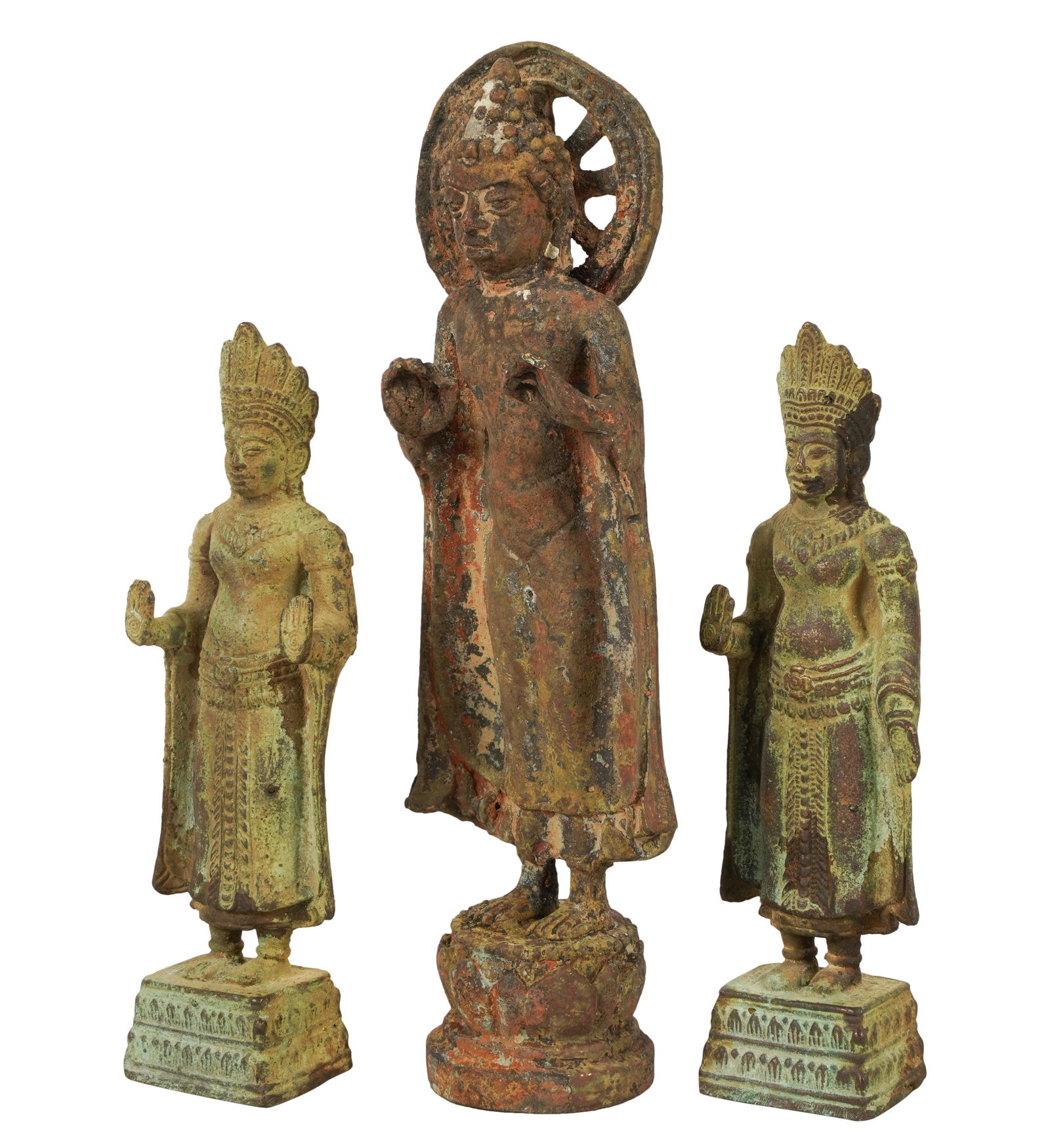 Group of Asian Bronze Figures of Deities (1 of 7)