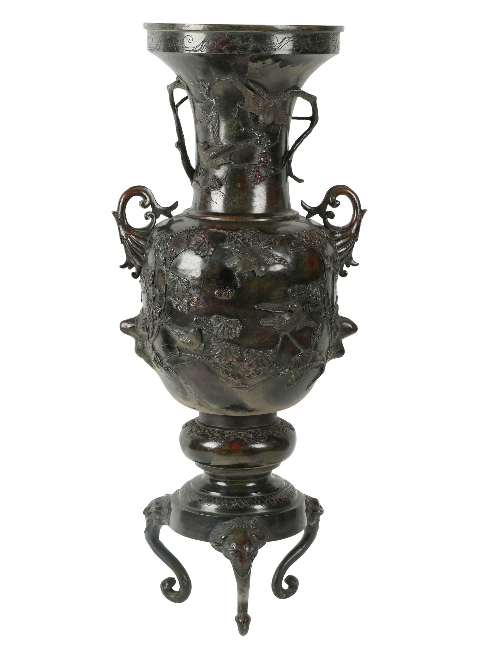 Large Japanese Bronze Urn (1 of 10)