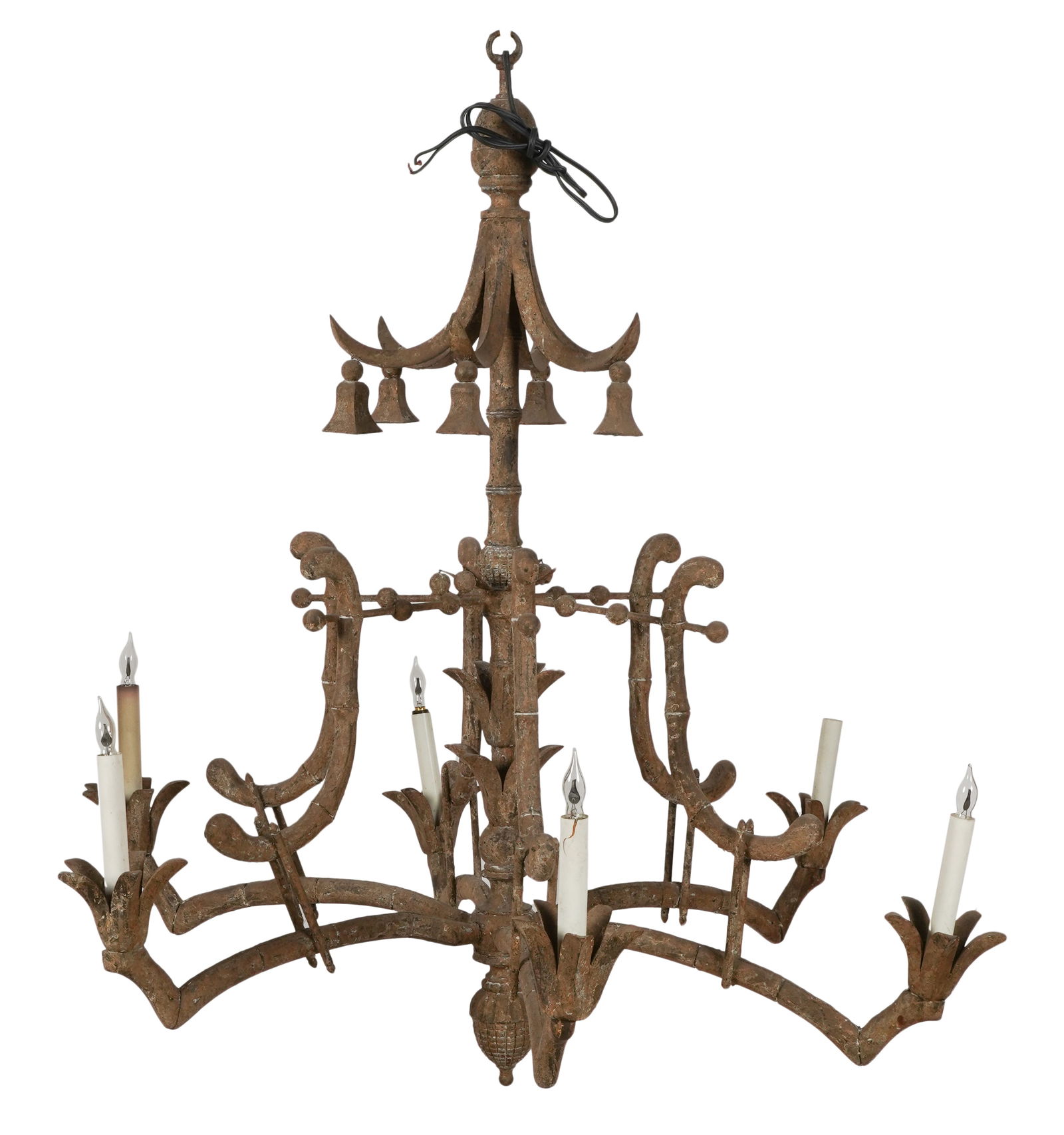 Chinoiserie Faux Bamboo Chandelier (1 of 10)