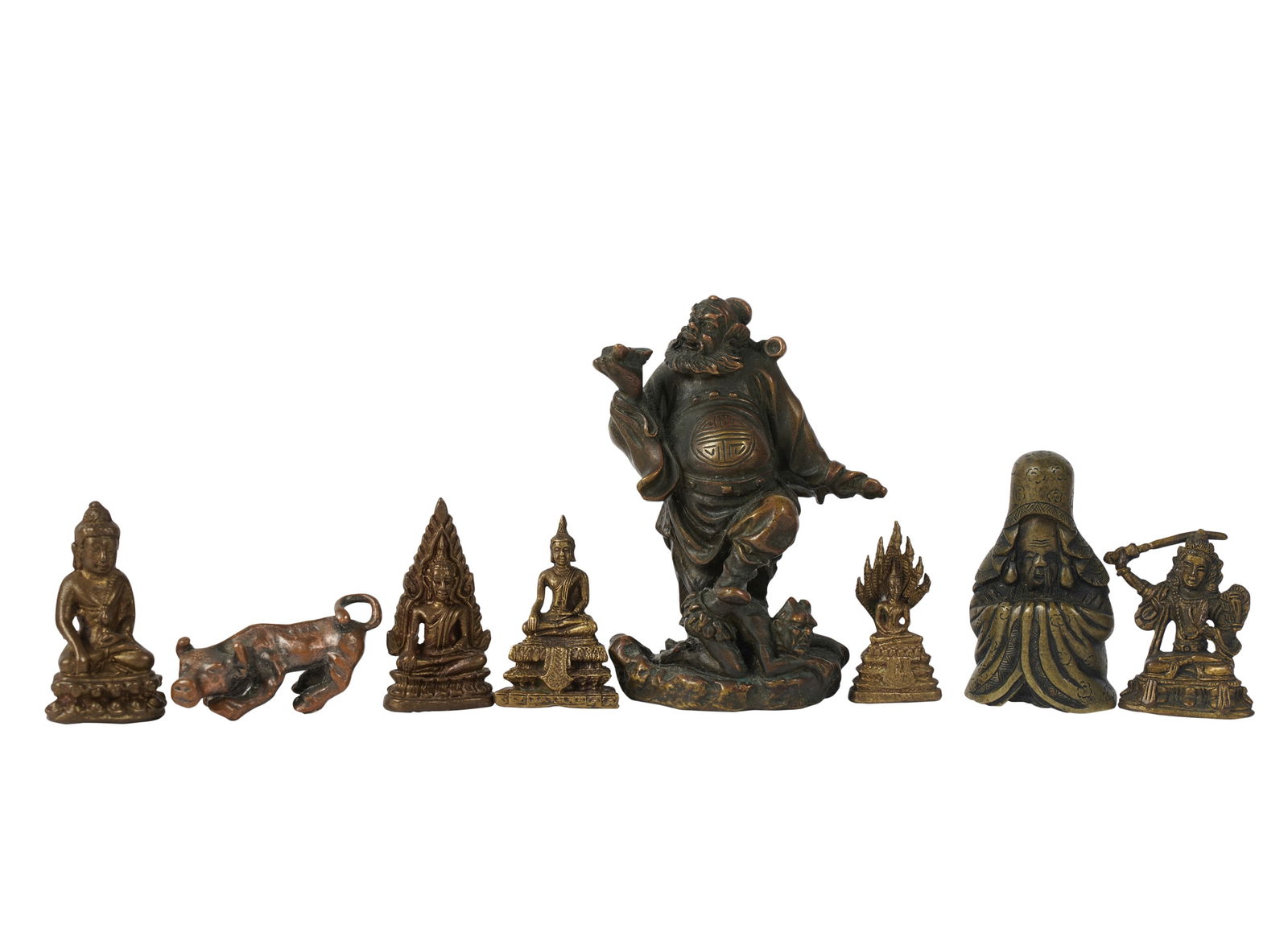 Collection of Asian Bronze Figures (1 of 9)