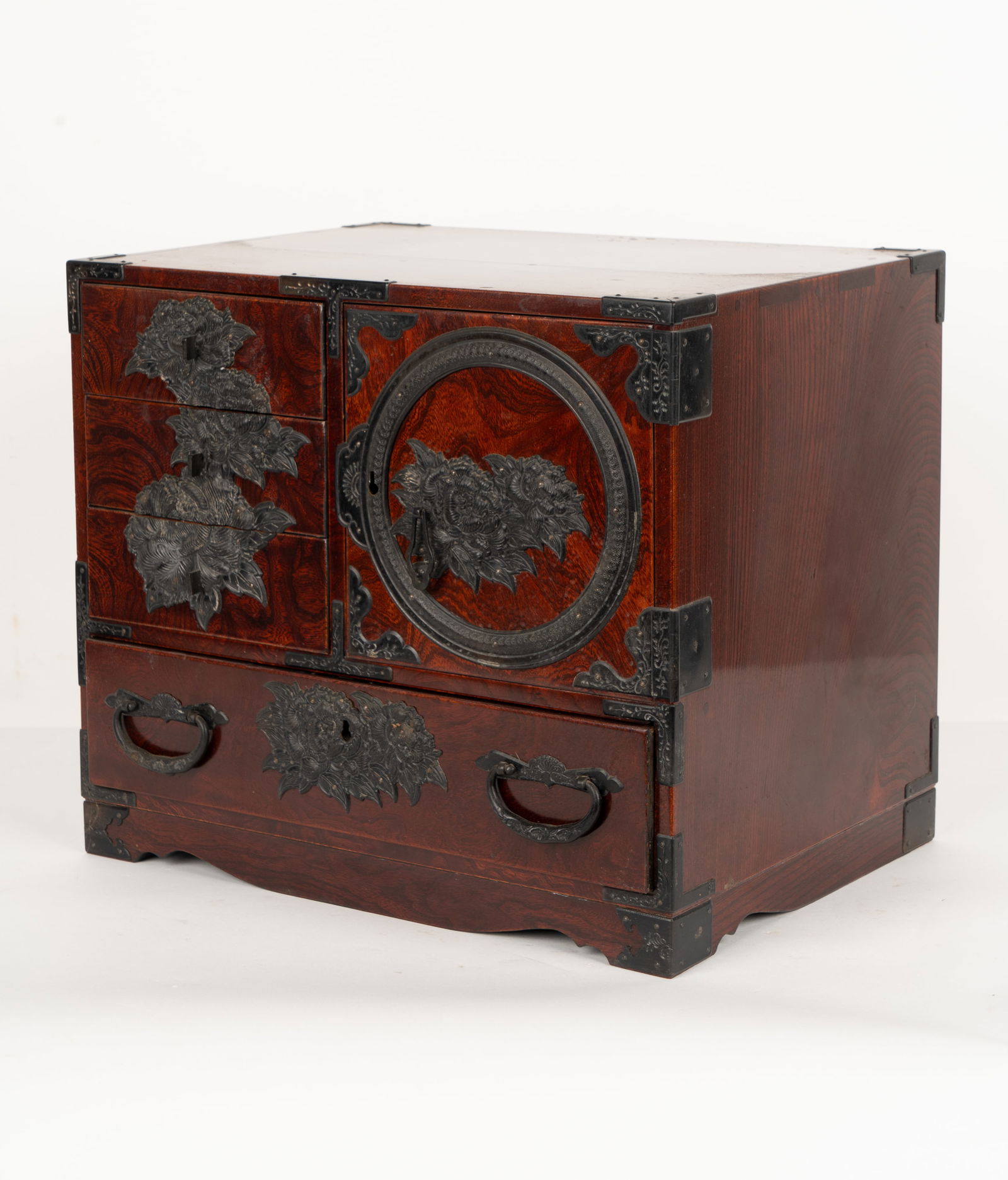 Small Japanese Metal-Mounted Chest (1 of 10)