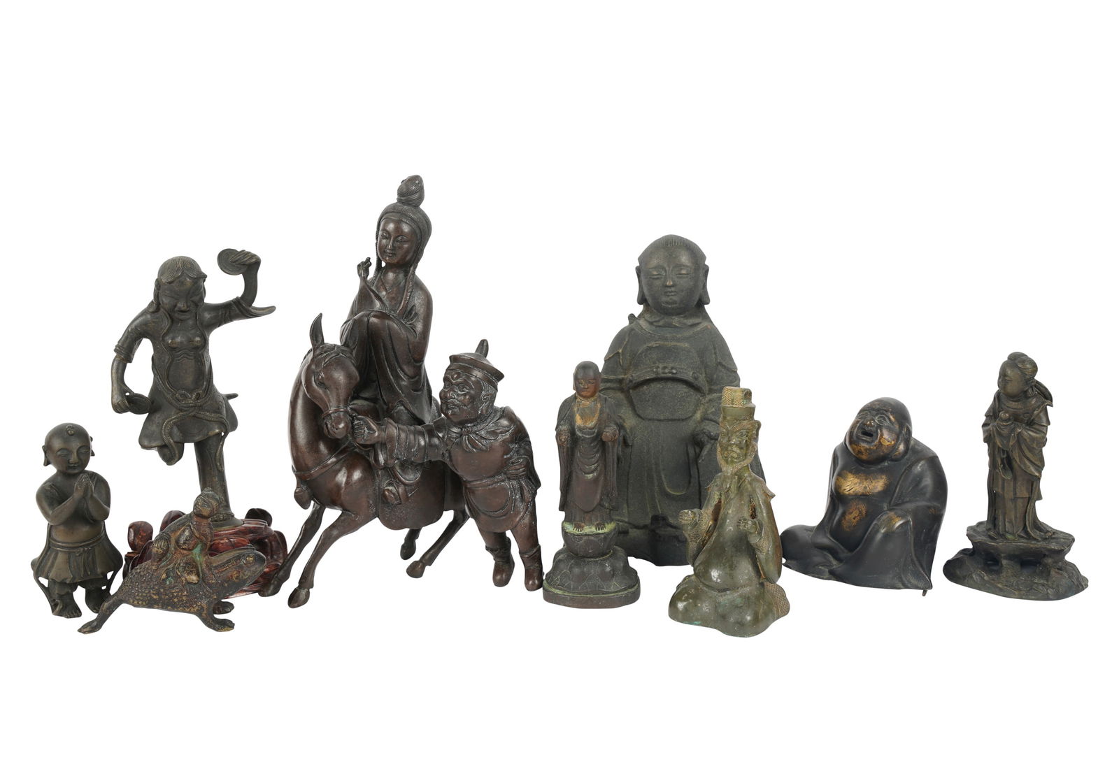 Group of Assorted Asian Bronze Figures (1 of 13)