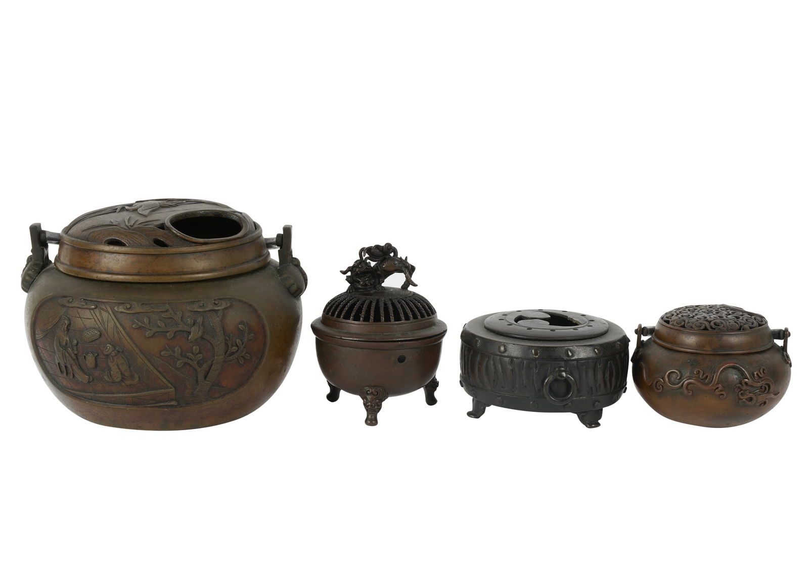 Group of Asian Bronze Censers (1 of 10)