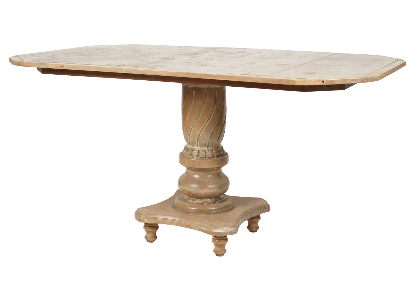 Rustic Pedestal Table (1 of 12)