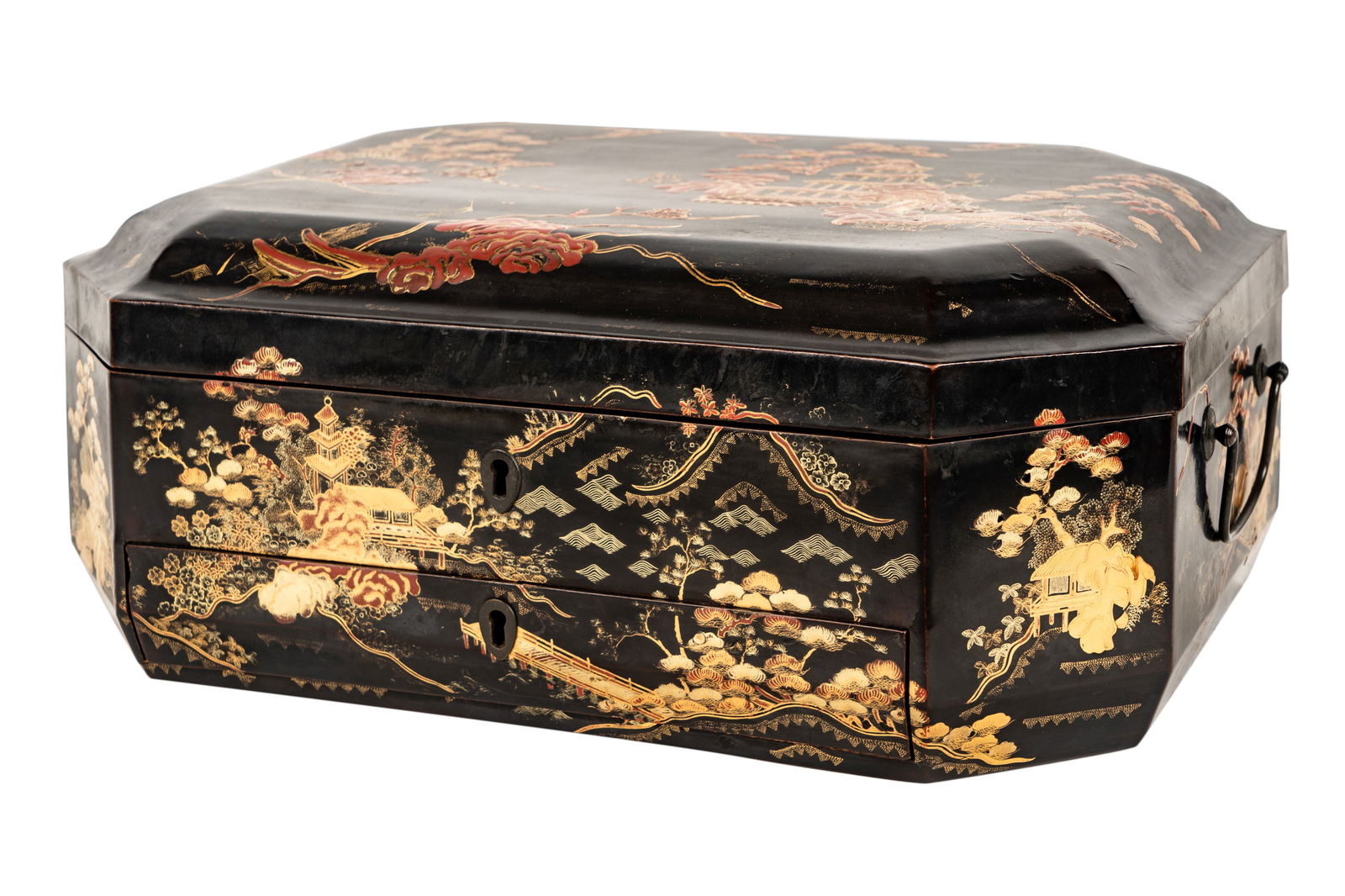 English Japanned Table Box (1 of 15)