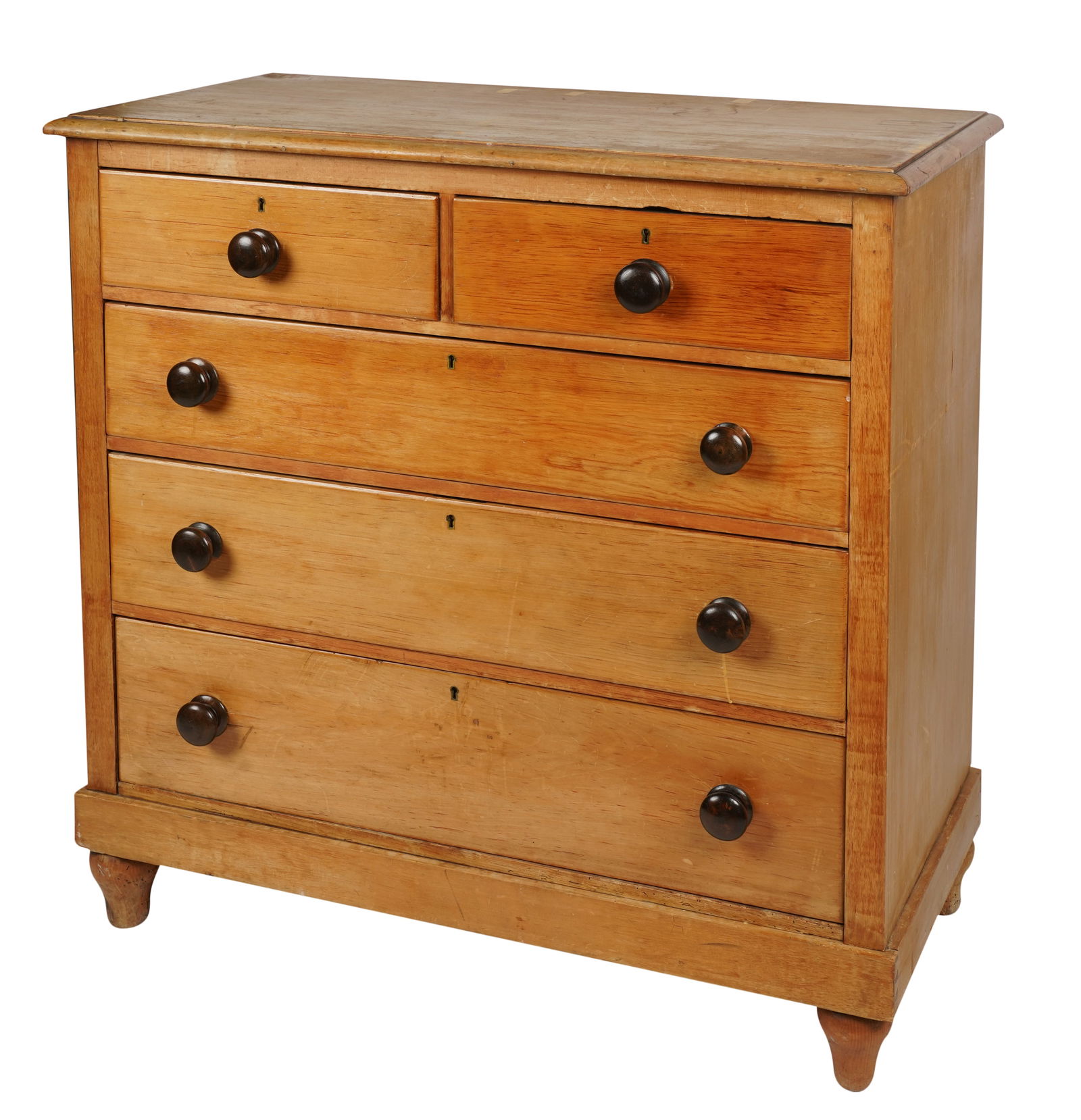 Victorian Pine Chest of Drawers (1 of 9)
