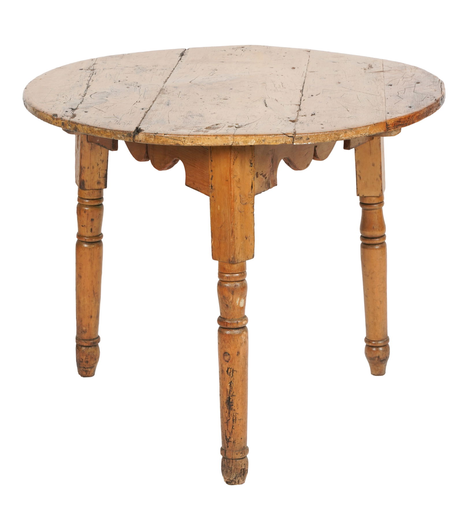 English Pine Cricket Table (1 of 7)