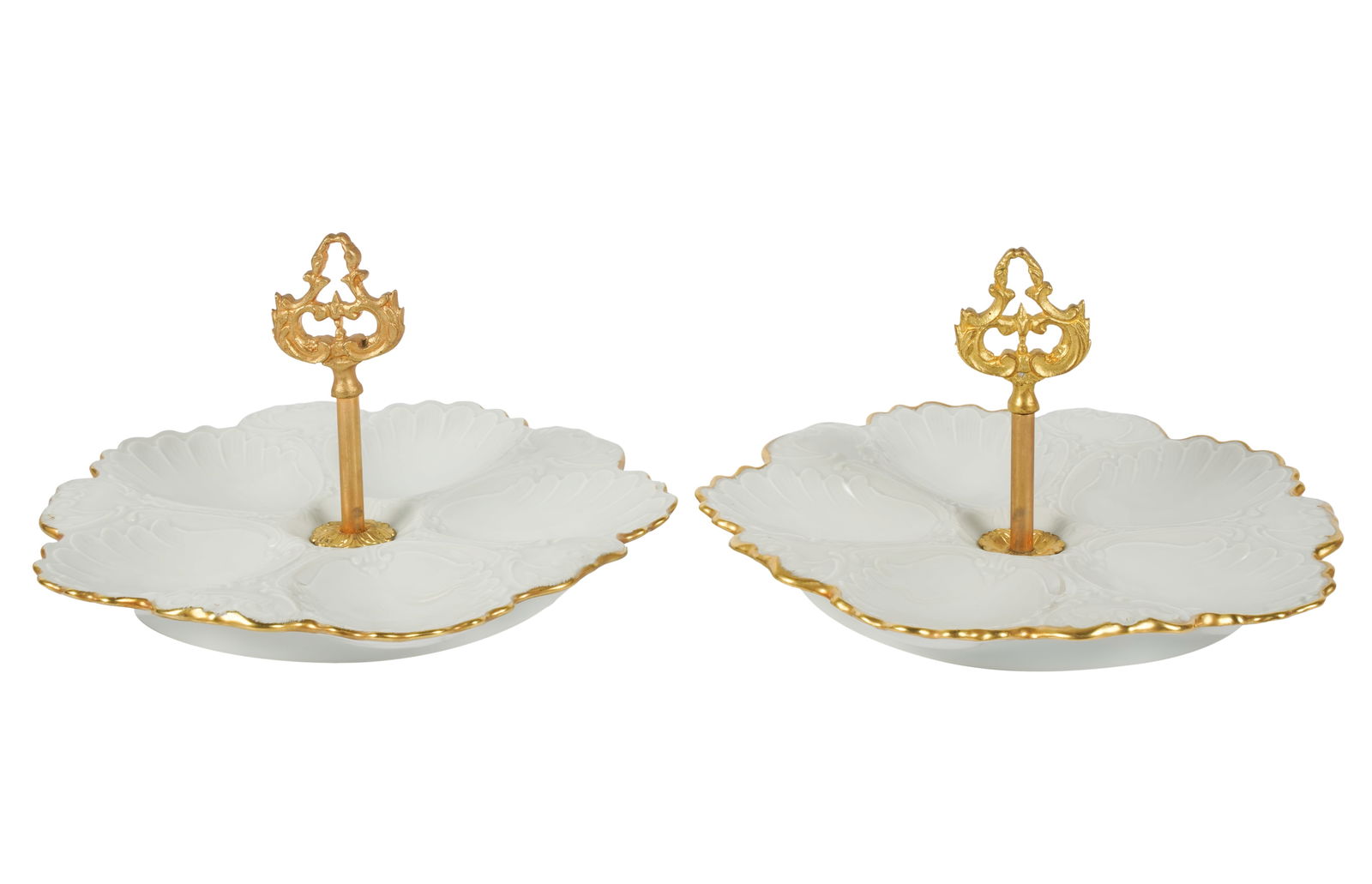 Pair of Limoges Porcelain Oyster Plates (1 of 7)
