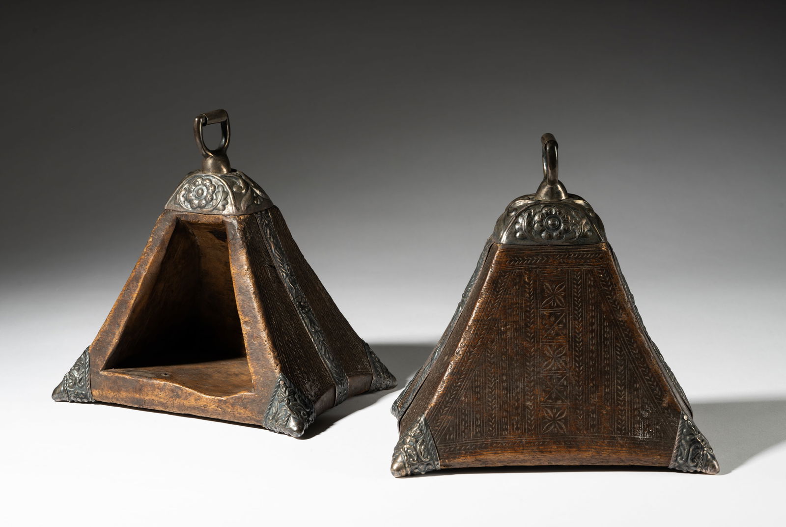 Pair of Indian Silver-Mounted Stirrups (1 of 11)