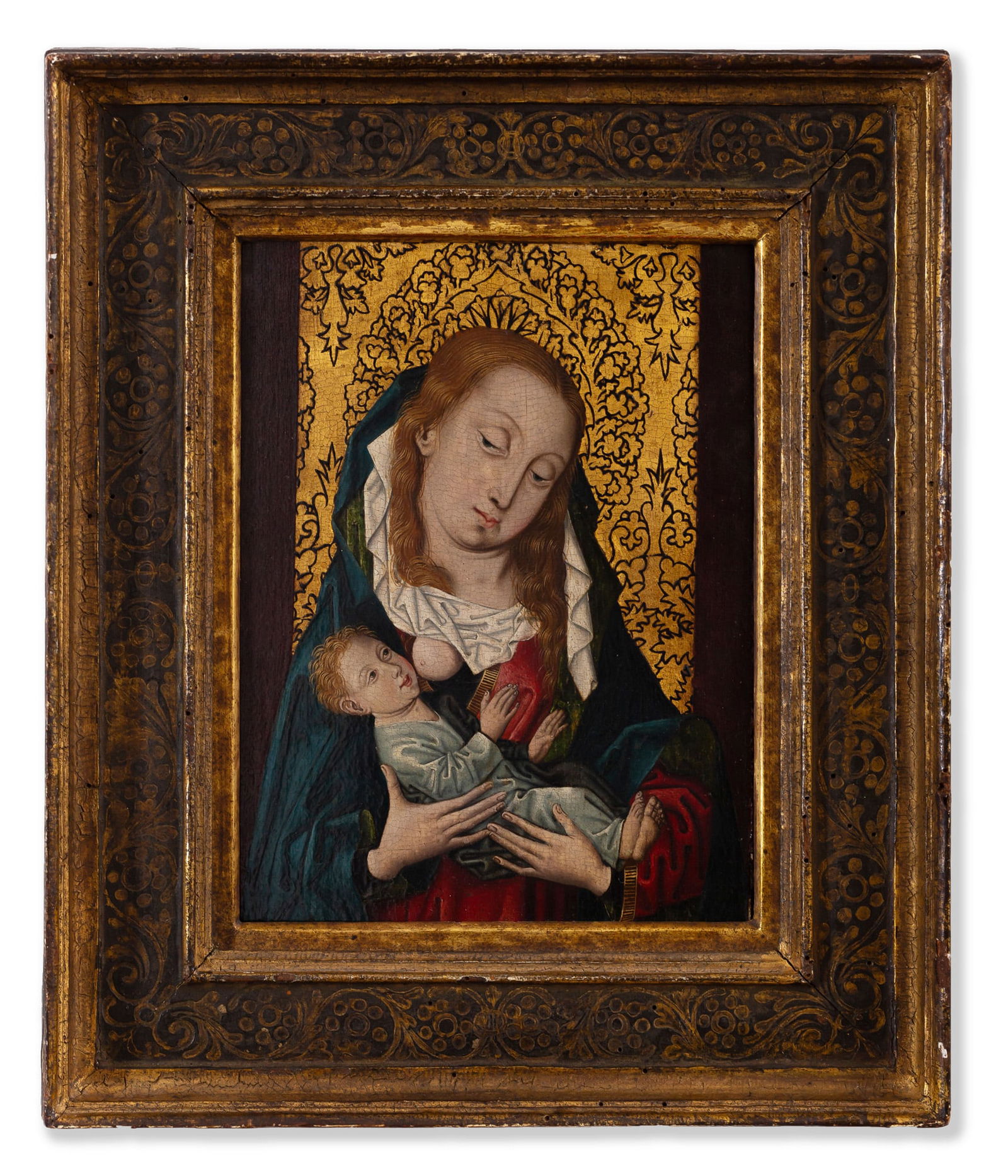 Netherlandish School: The Madonna Nurturing the Infant Christ (1 of 20)