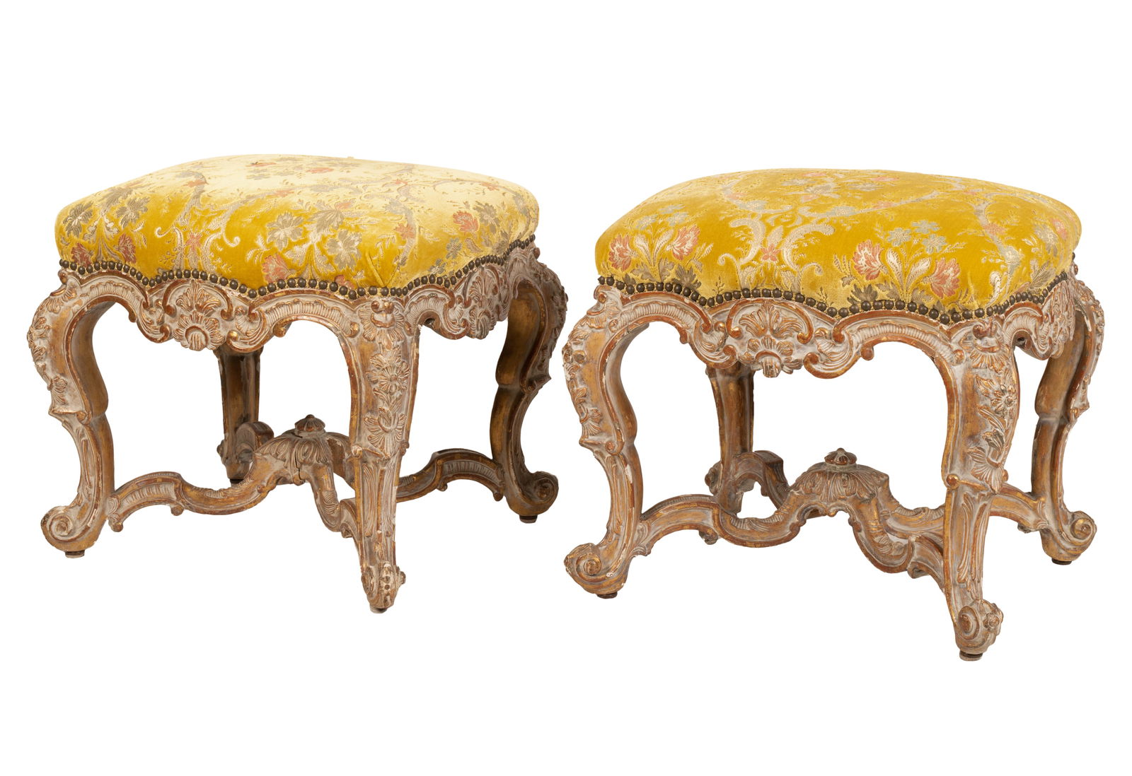 Pair of Rococo-Style Stools (1 of 8)