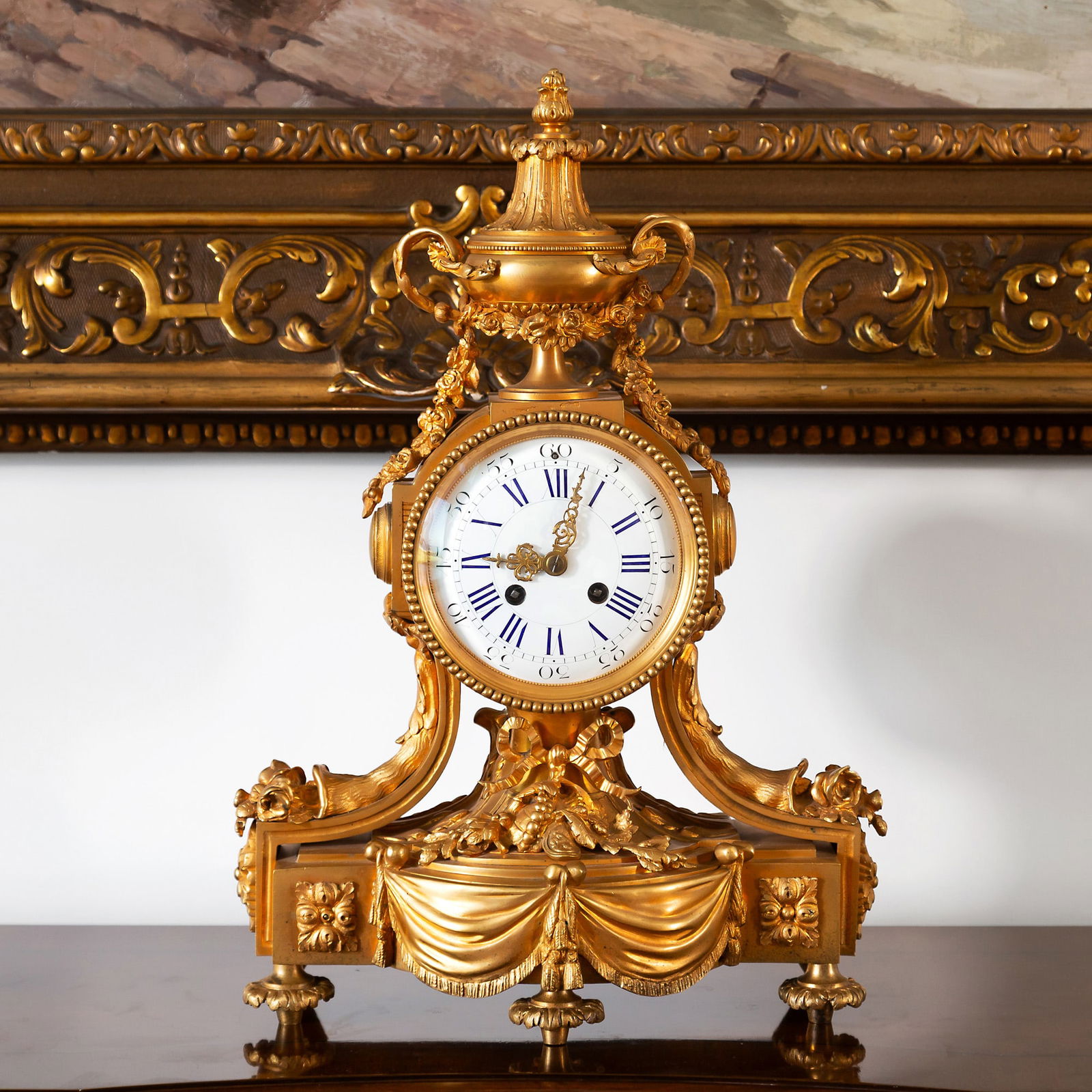 French Gilt Bronze Mantel Clock (1 of 20)