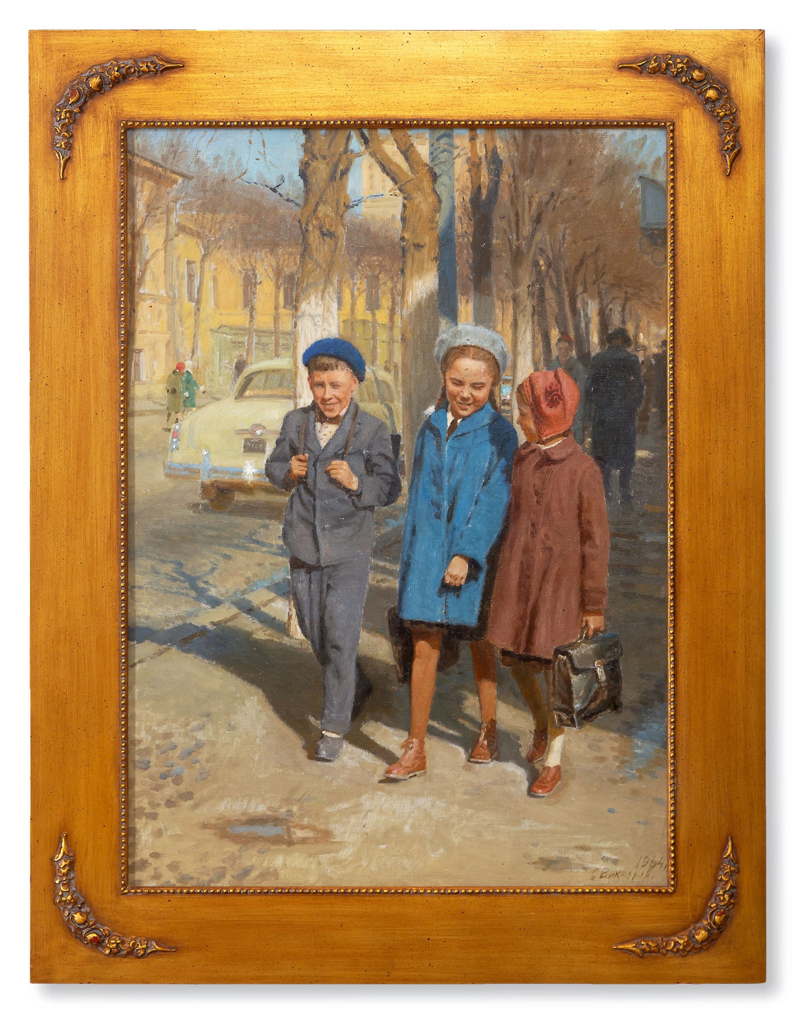 Sergey Pavlovich Viktorov (1916-1977): Back from School (1 of 20)