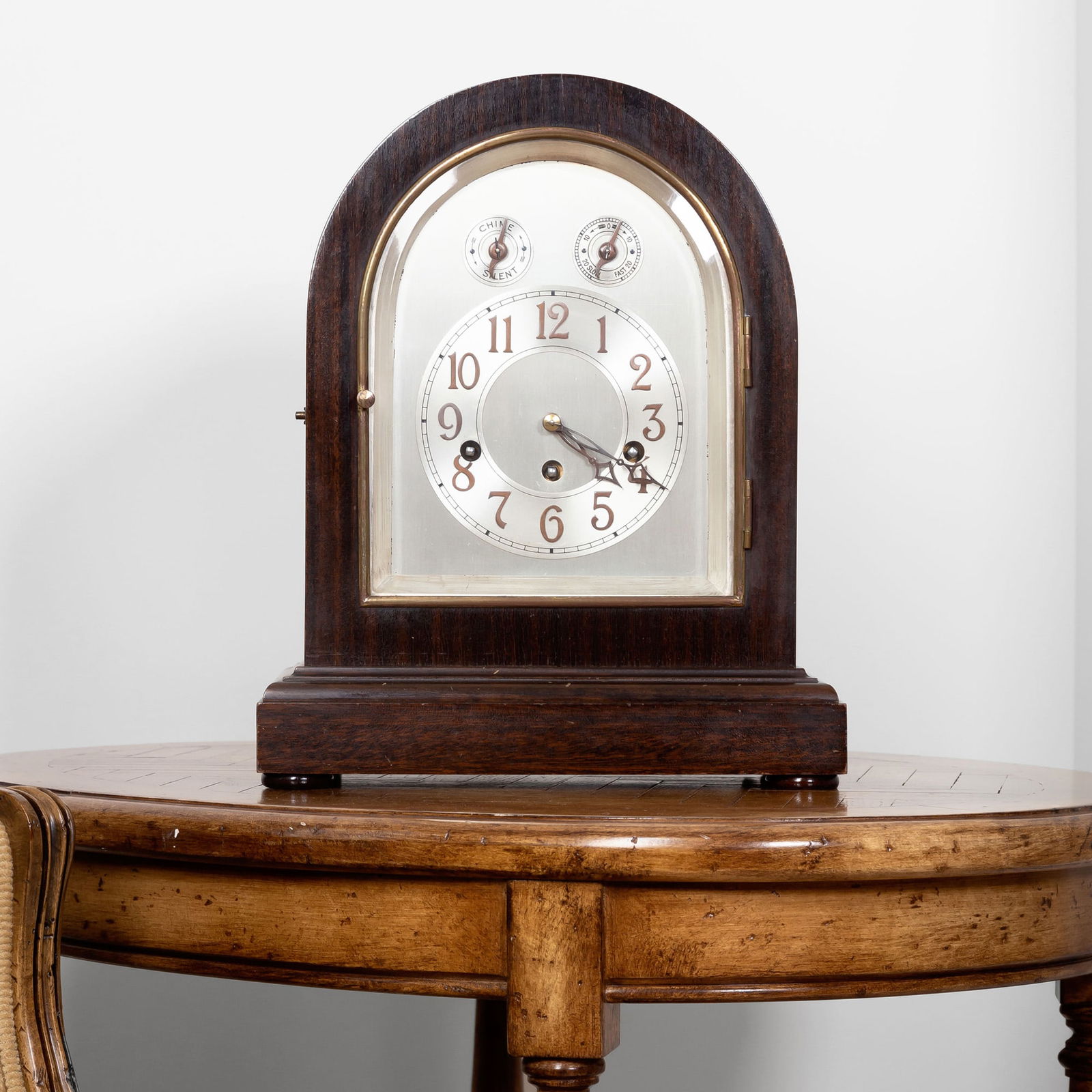 German Two Jewel Mantel Clock (1 of 14)