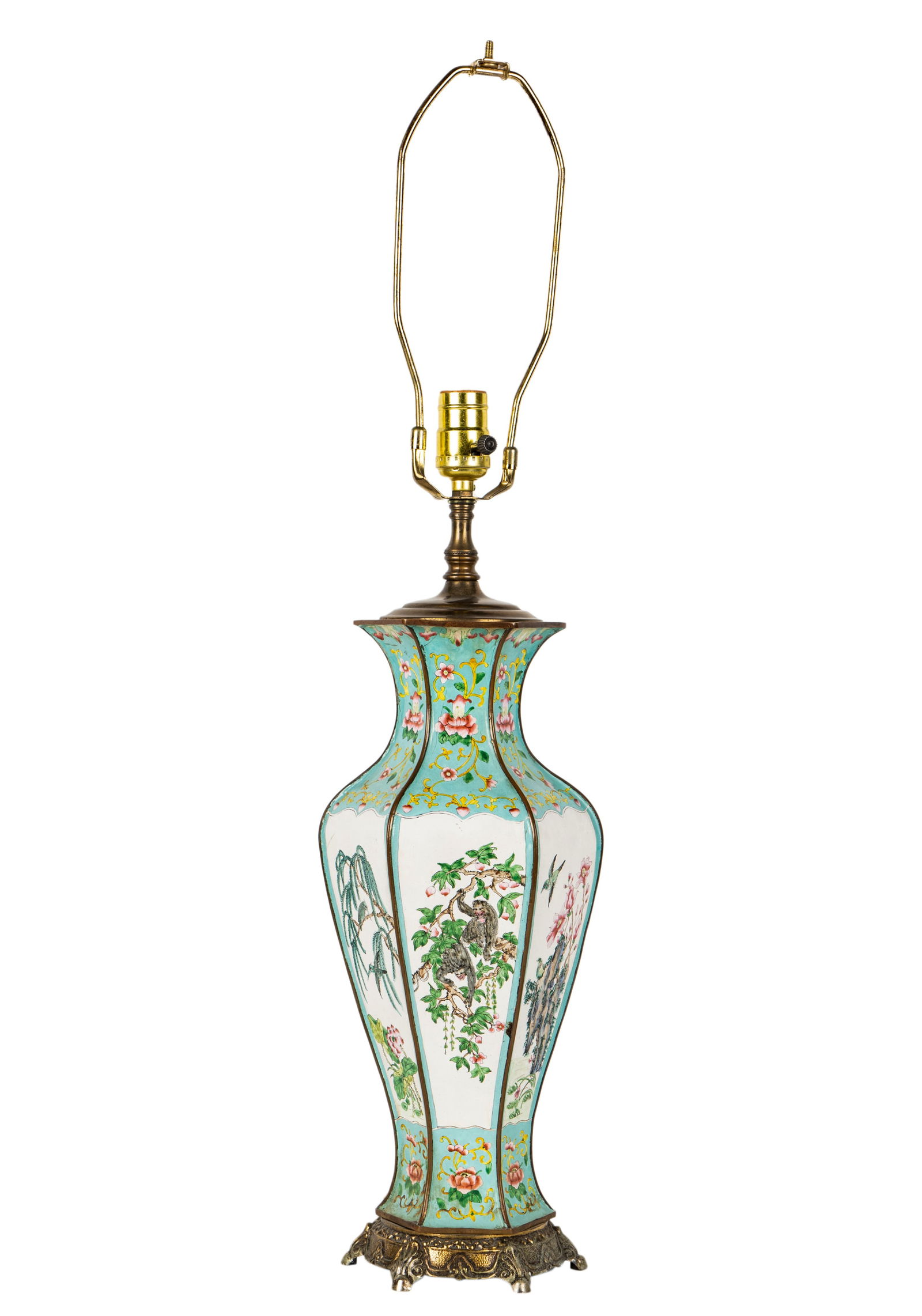 Chinese Cloisonne Enamel Vase (1 of 14)